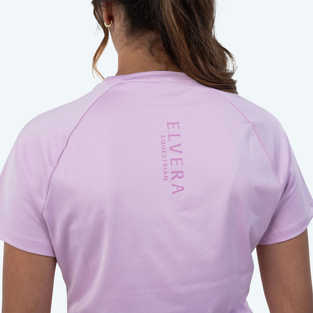 Elvera Equestrian T-shirt de performance EENova Lila Purple