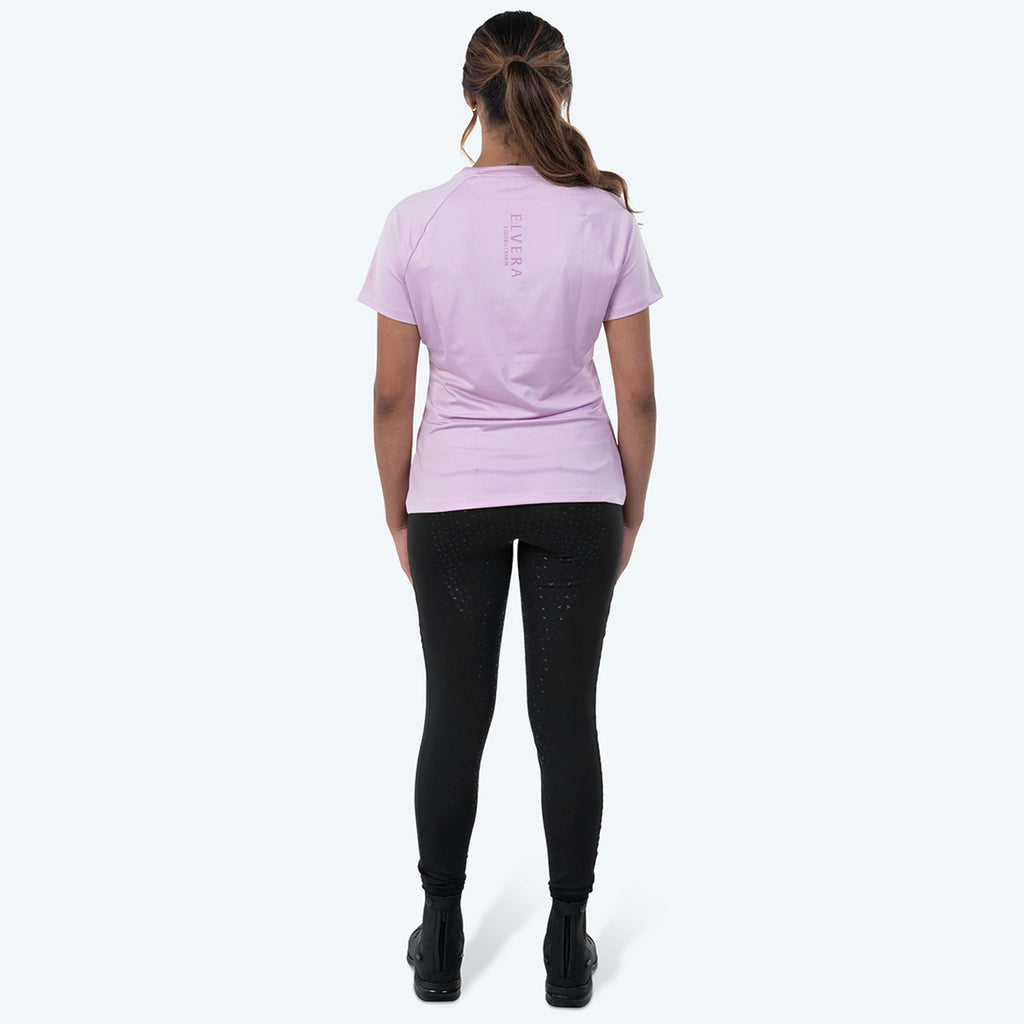 Elvera Equestrian T-shirt de performance EENova Lila Purple