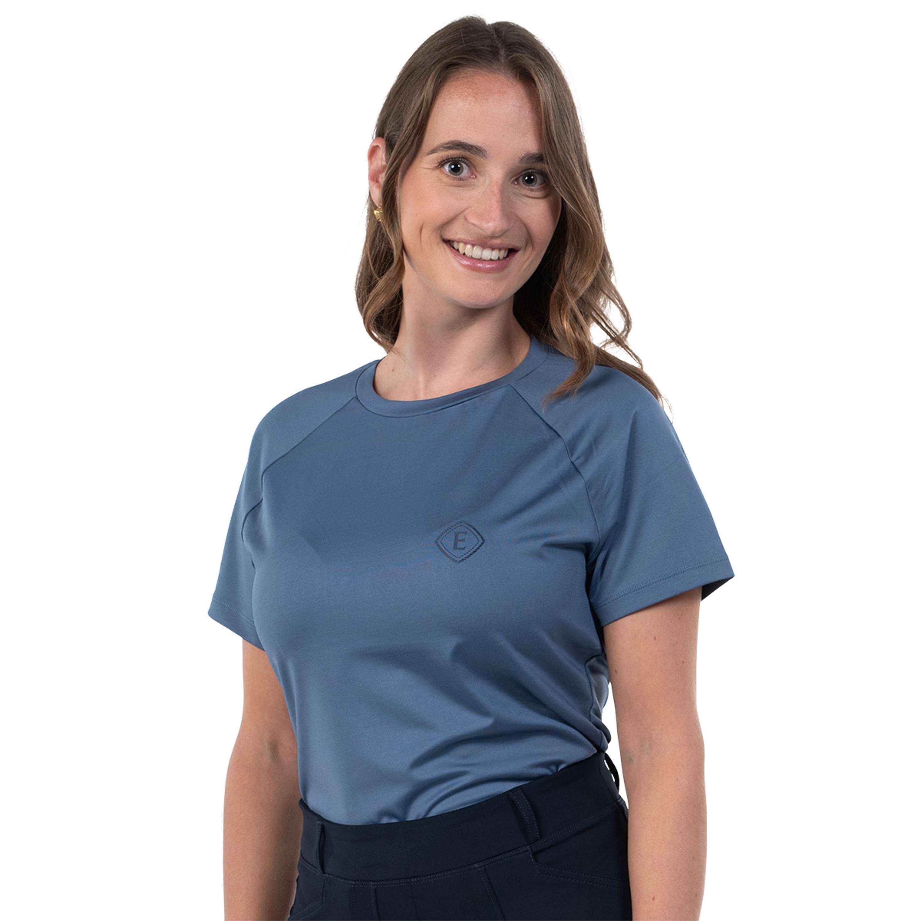 Elvera Equestrian T-shirt de performance EENova Dove Blue