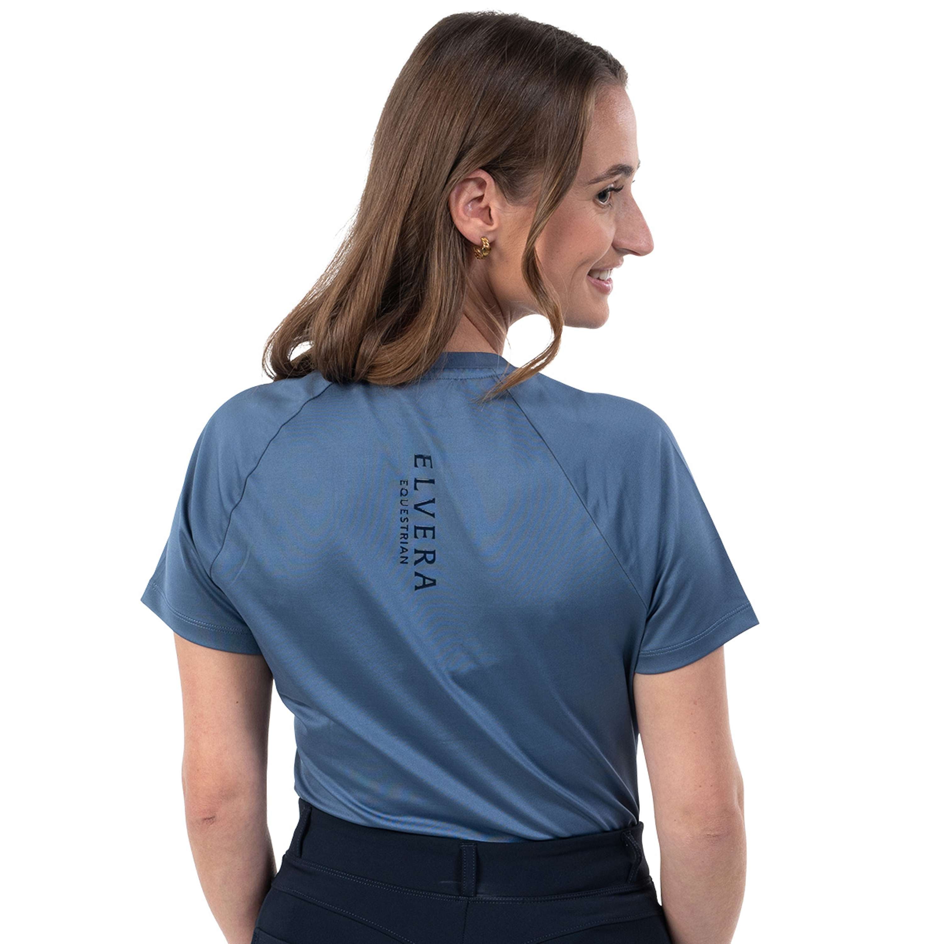 Elvera Equestrian T-shirt de performance EENova Dove Blue