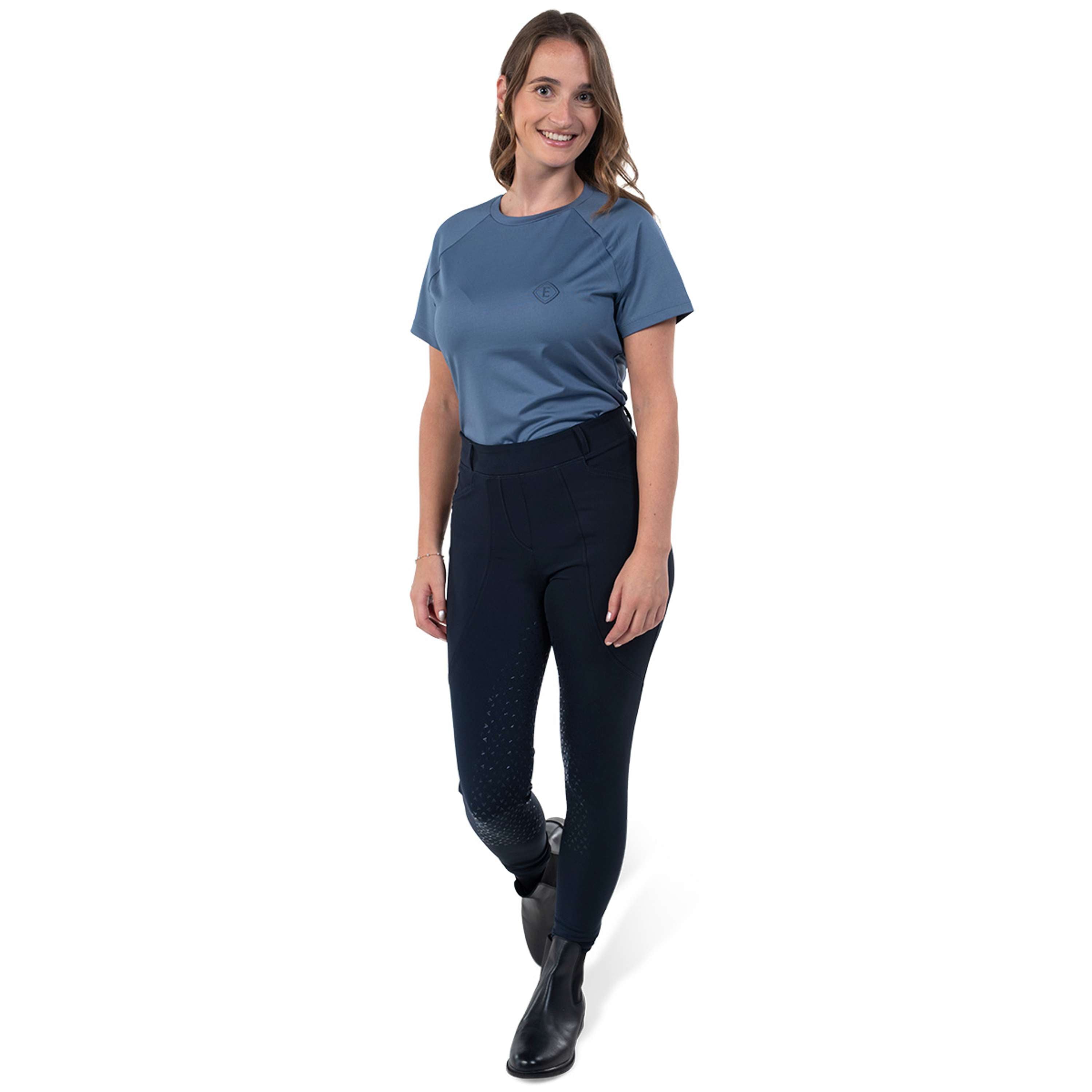 Elvera Equestrian T-shirt de performance EENova Dove Blue