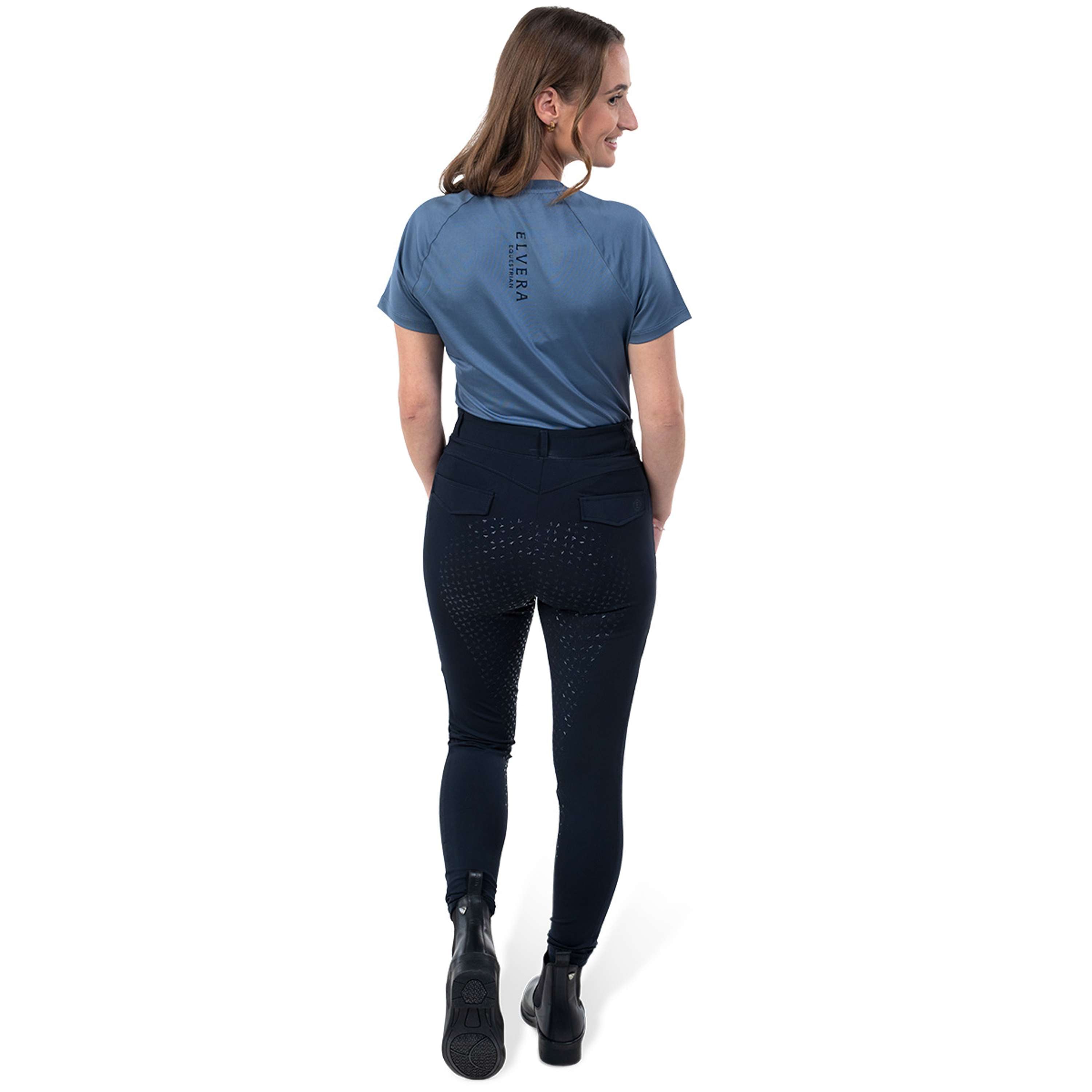 Elvera Equestrian T-shirt de performance EENova Dove Blue