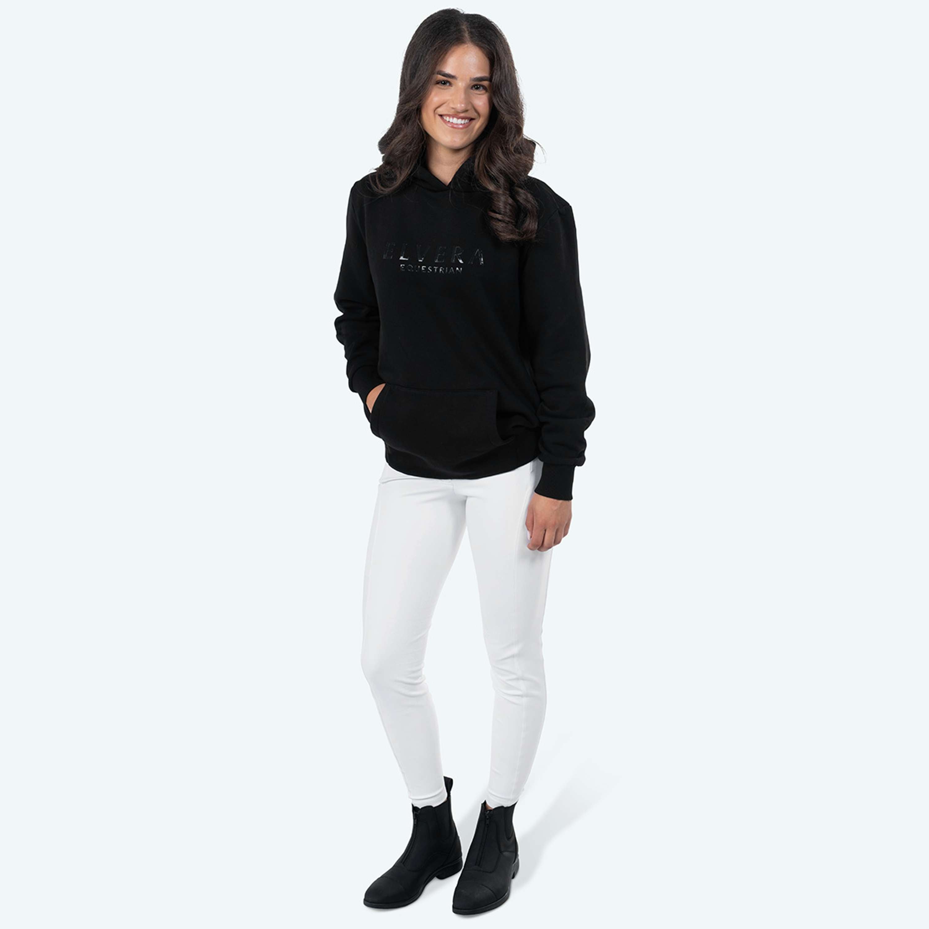 Elvera Equestrian Pull col Hoodie EEUnity Noir
