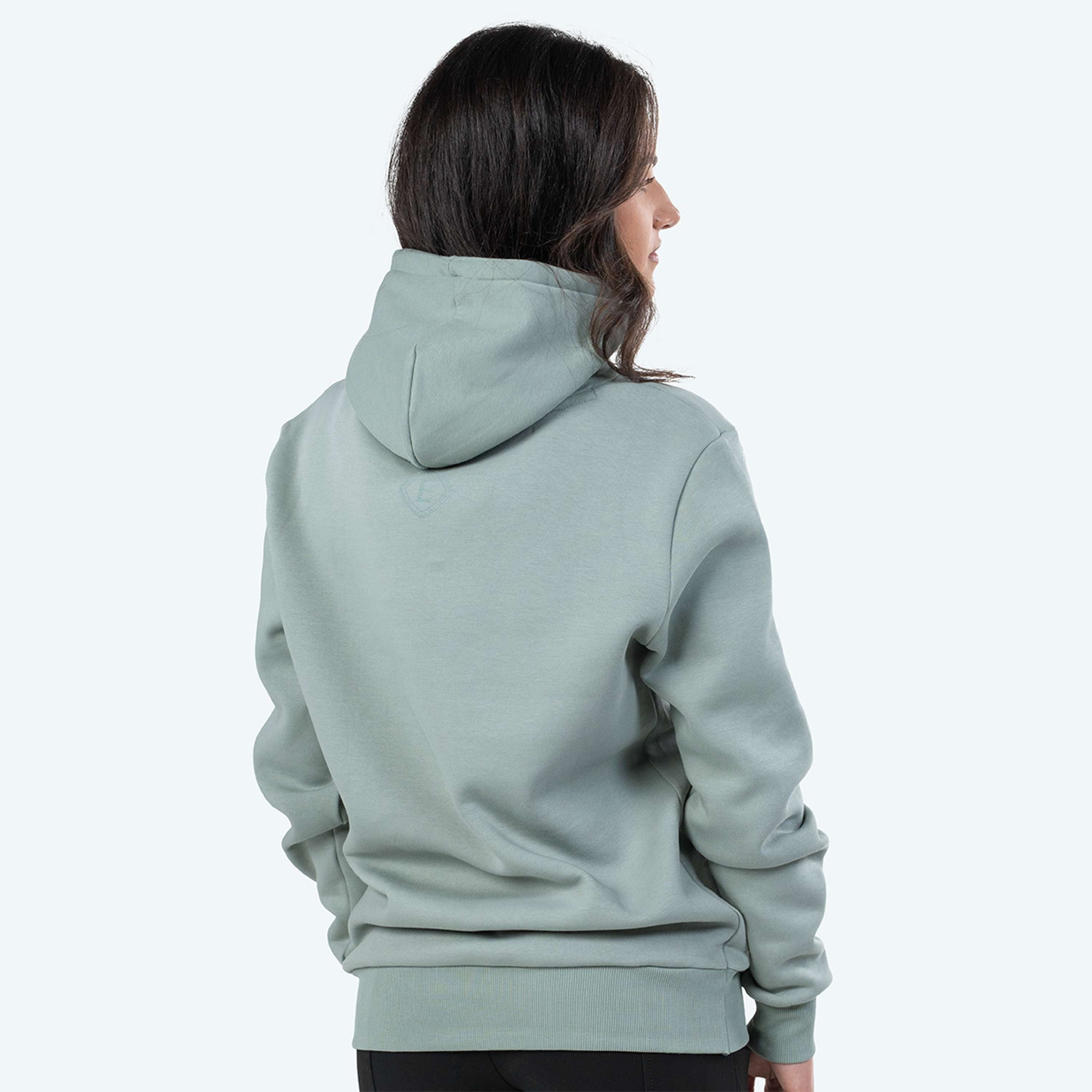 Elvera Equestrian Pull col Hoodie EEUnity Green Meleu