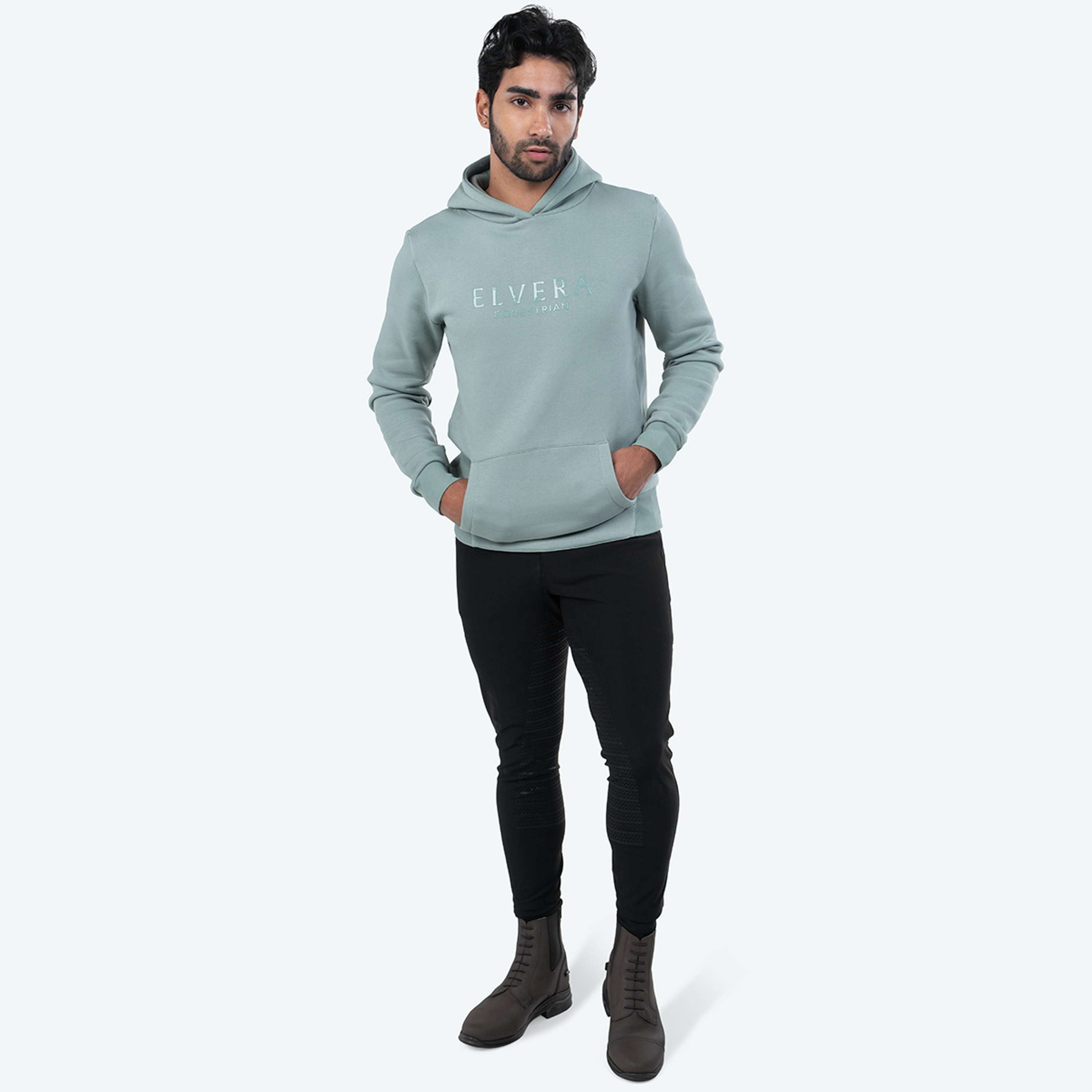 Elvera Equestrian Pull col Hoodie EEUnity Green Meleu