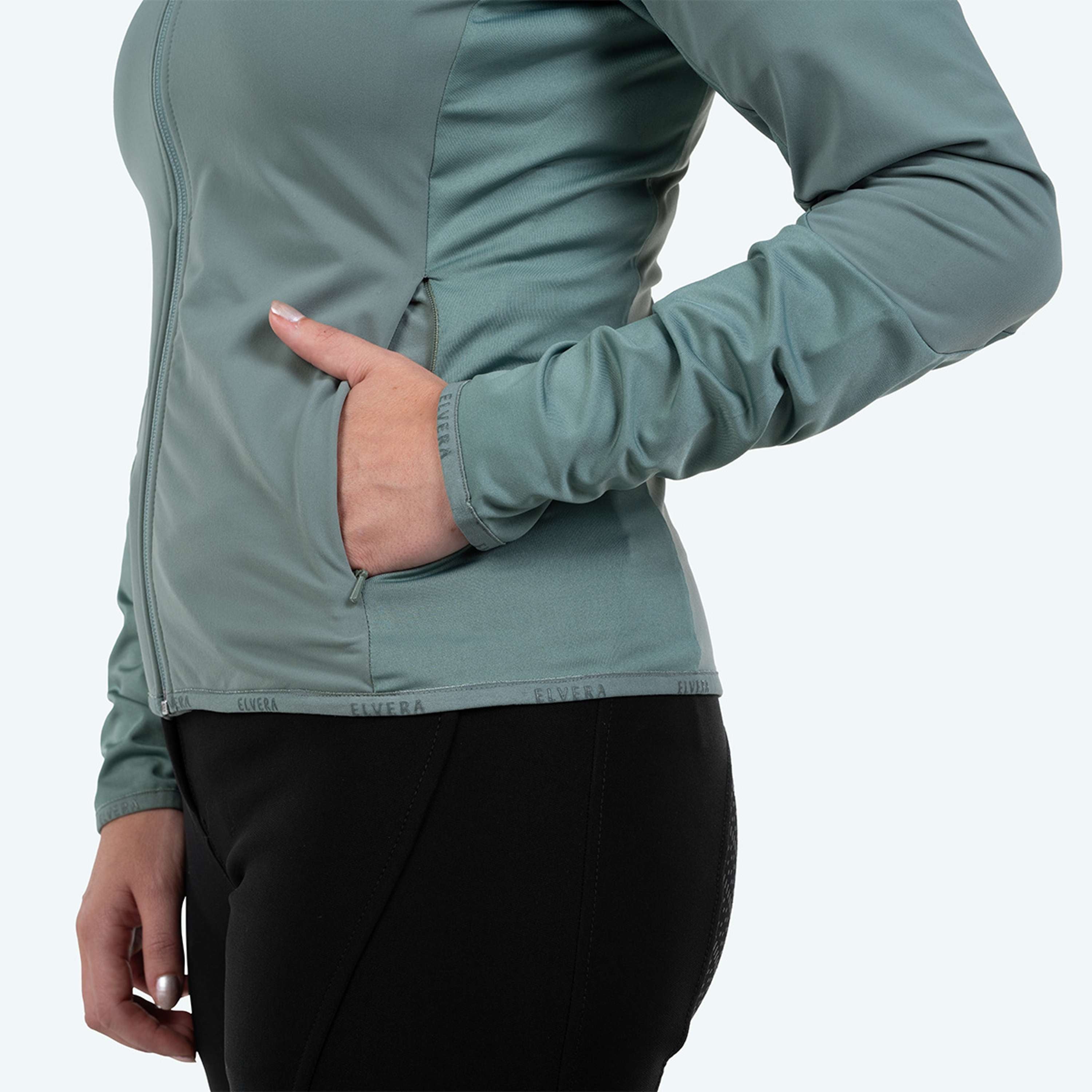 Elvera Equestrian Gilet d'Entraînement EEAveline Stormy Green