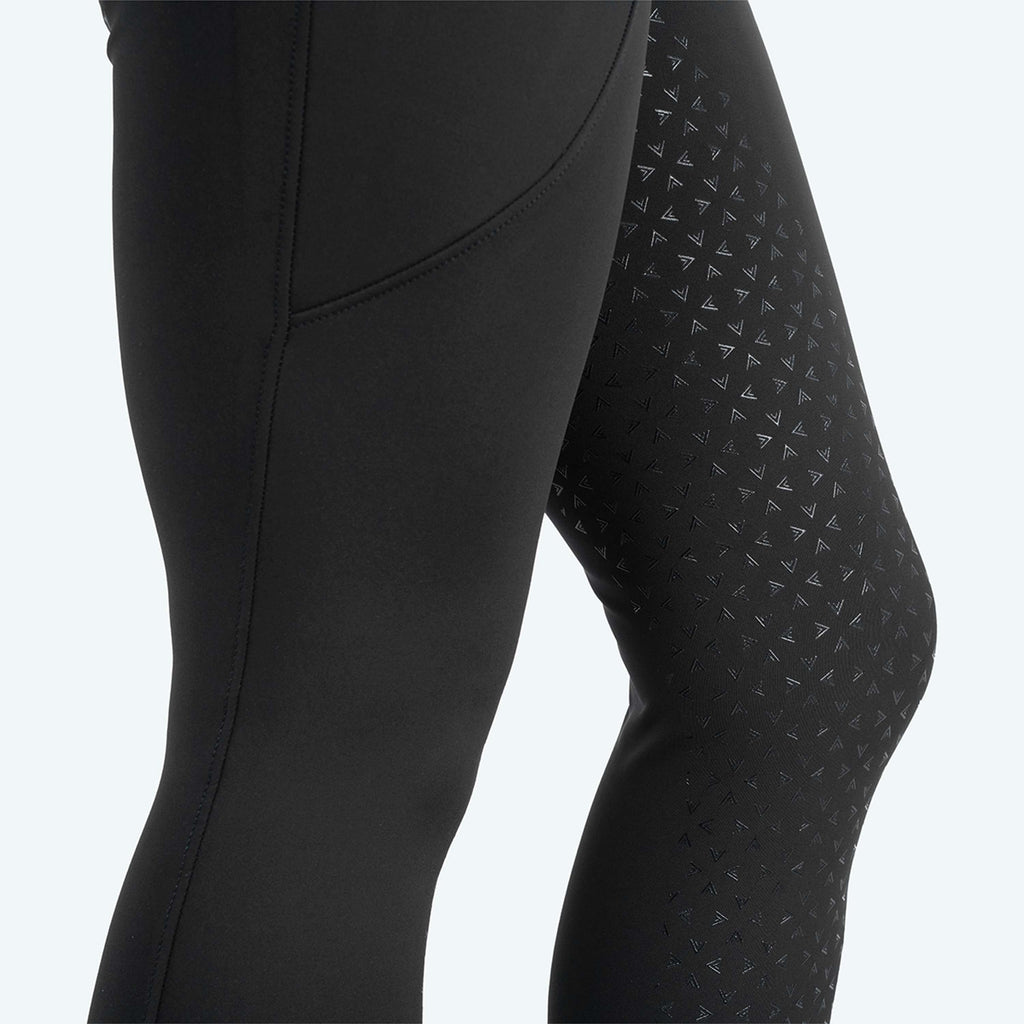Elvera Equestrian Legging d'Équitation Motion Solid Black