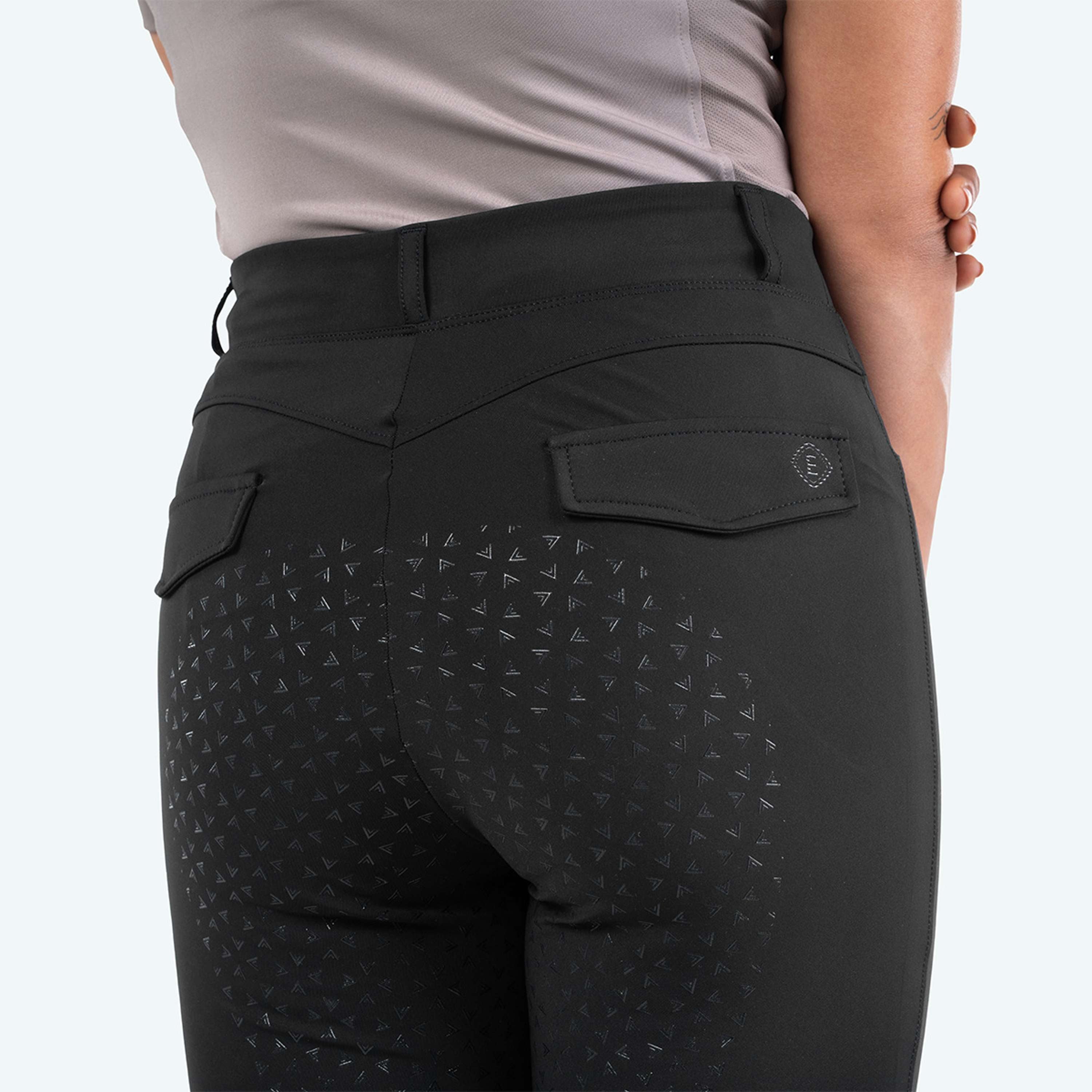 Elvera Equestrian Legging d'Équitation Motion Solid Black
