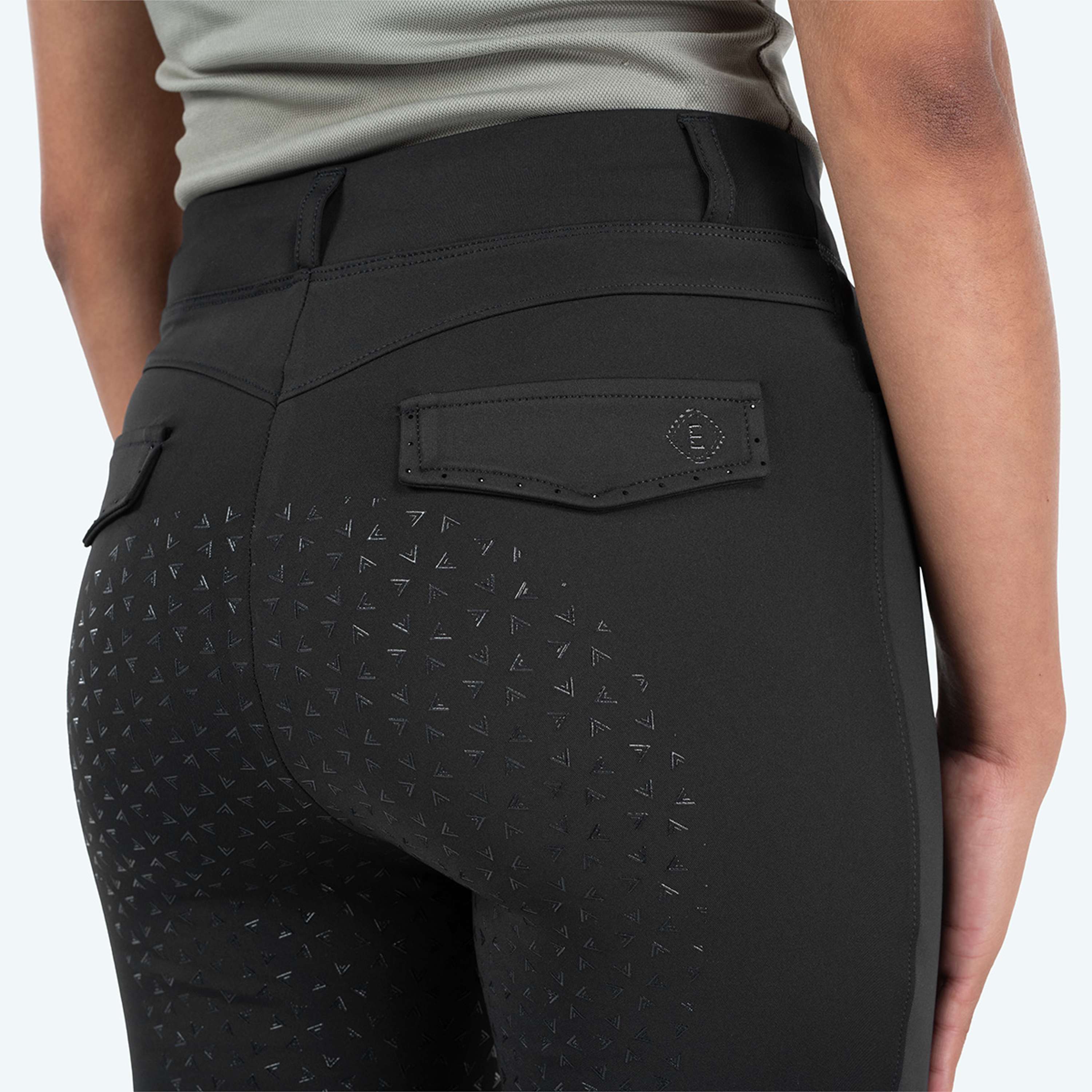 Elvera Equestrian Legging d'Équitation Motion Bling Solid Black