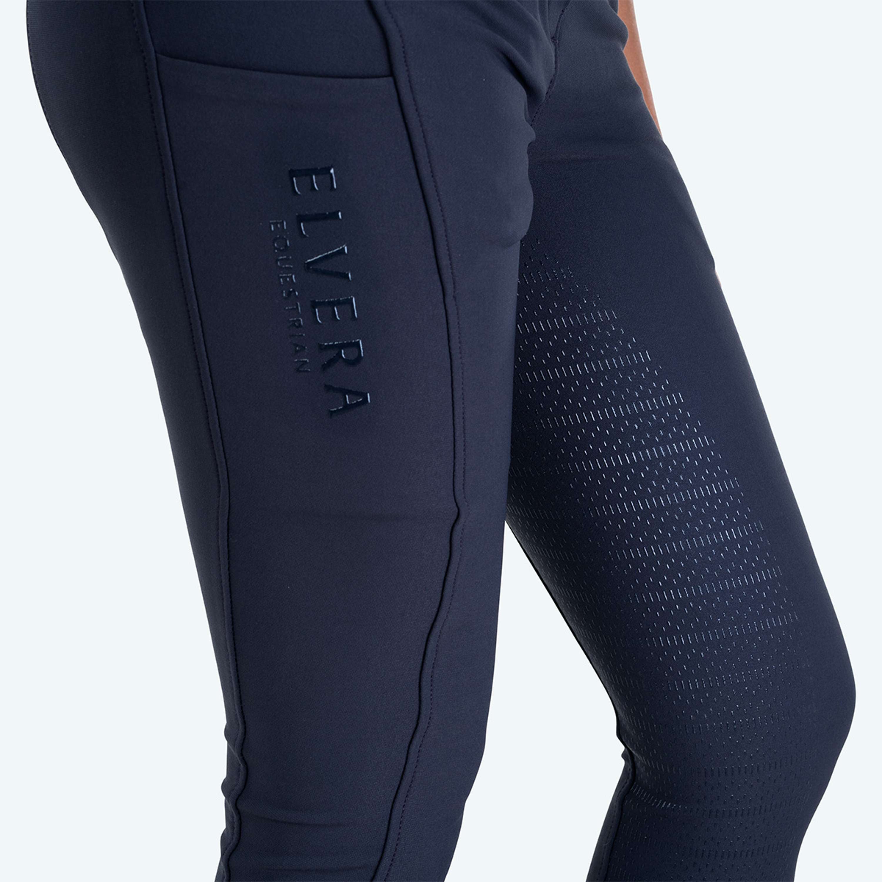 Elvera Equestrian Pantalon d'Équitation Performance Bling Kings Navy
