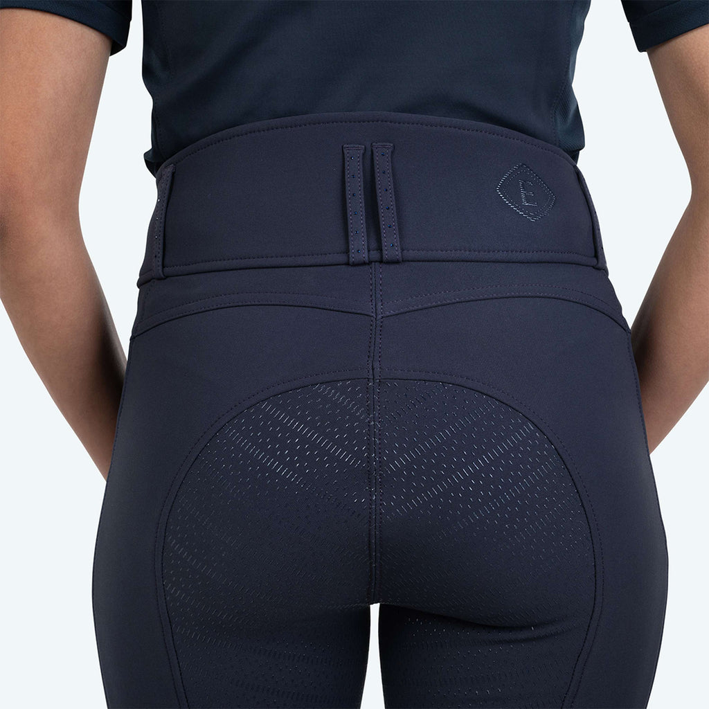 Elvera Equestrian Pantalon d'Équitation Performance Bling Kings Navy