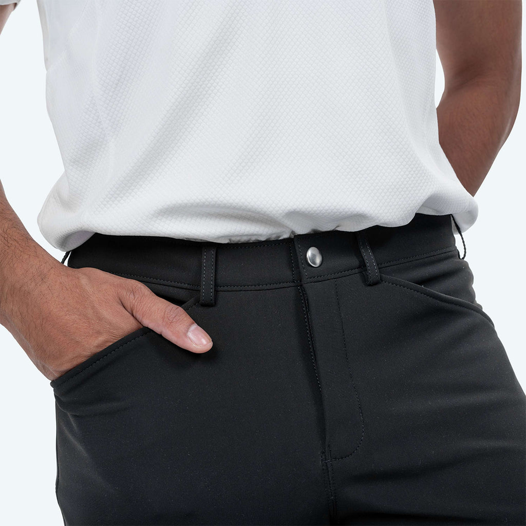 Elvera Equestrian Pantalon d'Équitation Dual Core Pro Hommes Noir