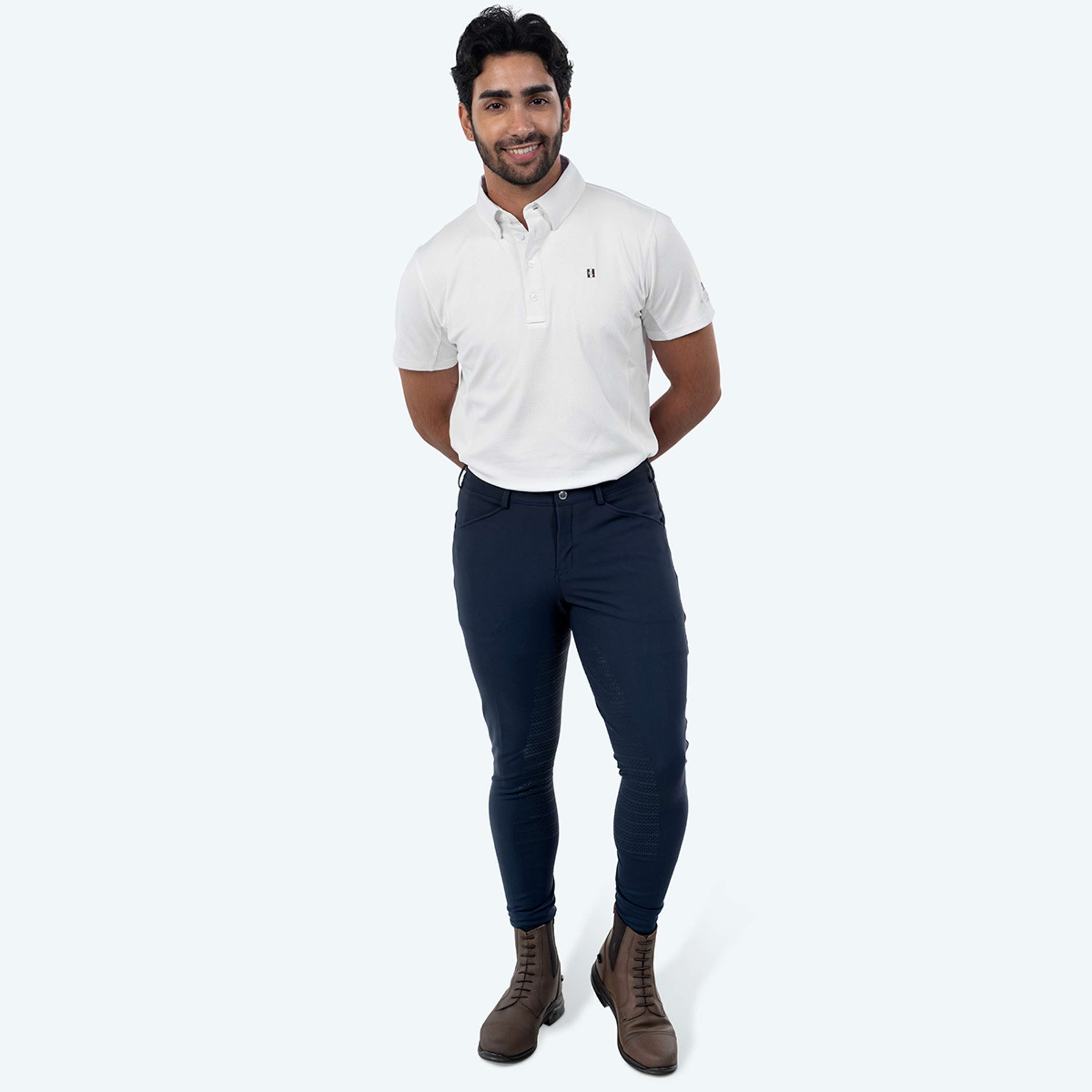 Elvera Equestrian Pantalon d'Équitation Dual Core Pro Hommes Salute