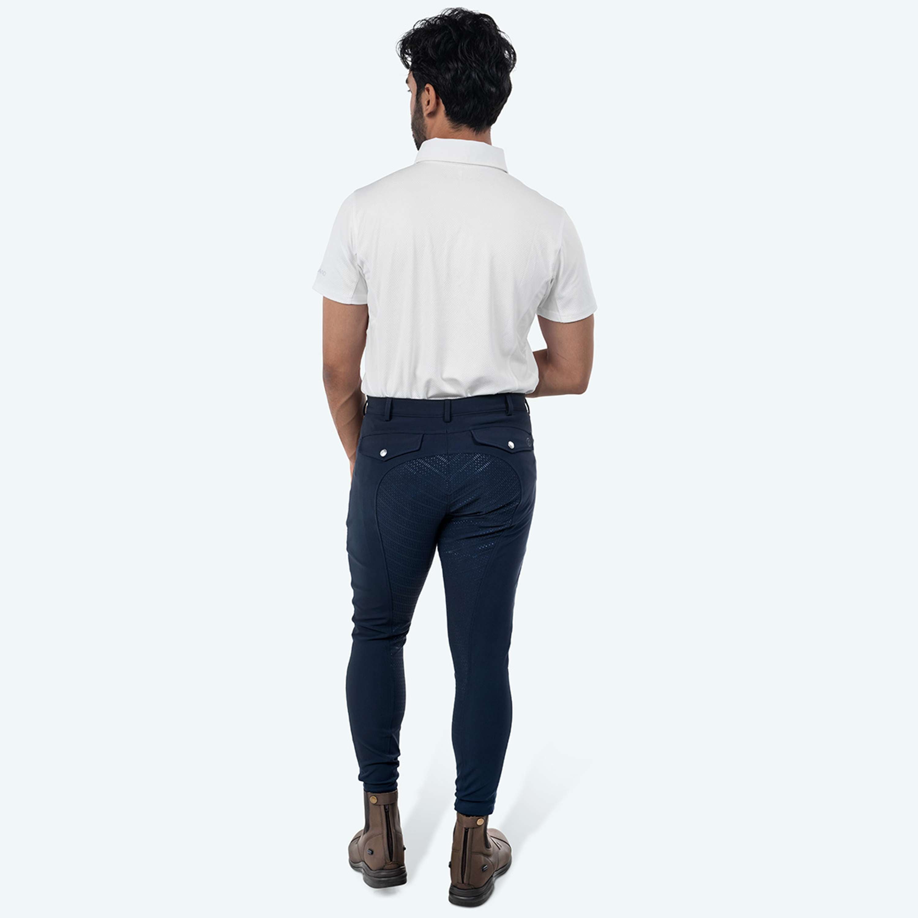 Elvera Equestrian Pantalon d'Équitation Dual Core Pro Hommes Salute