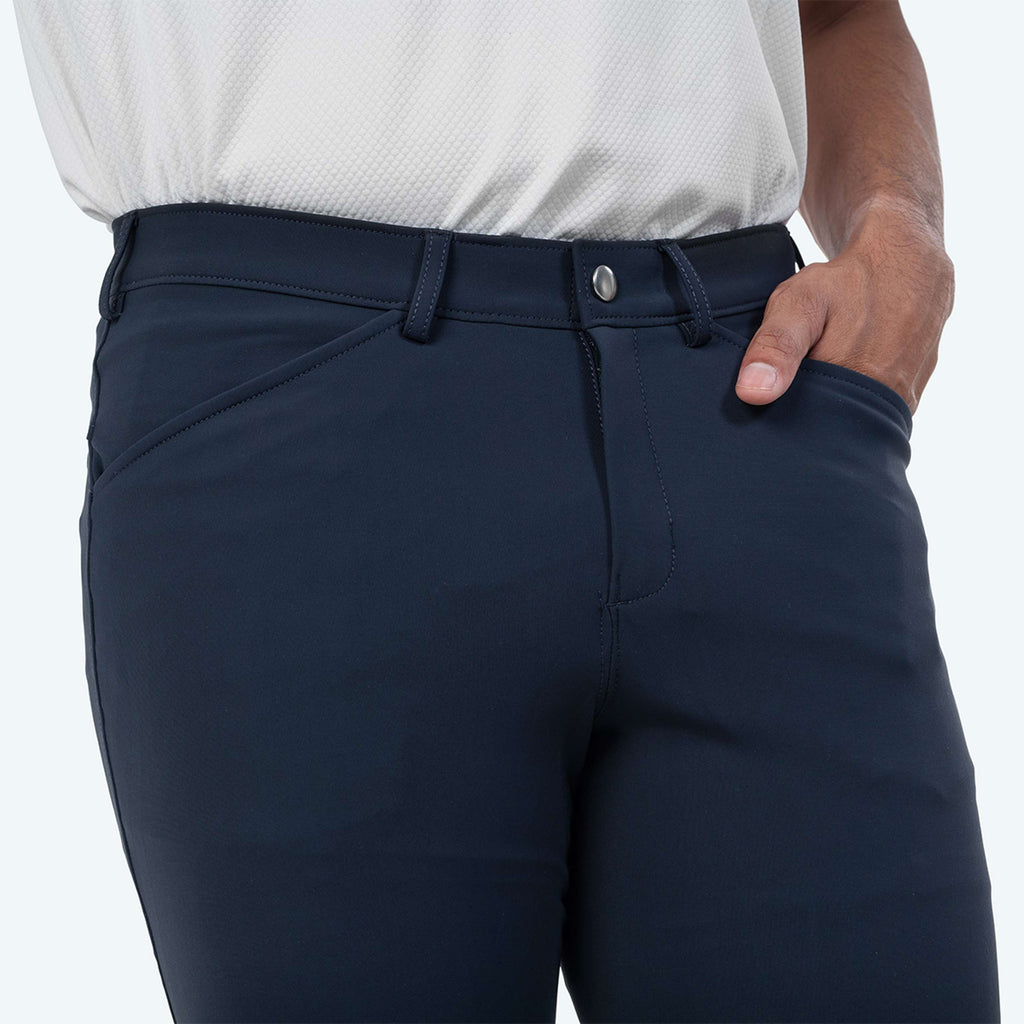 Elvera Equestrian Pantalon d'Équitation Dual Core Pro Half Seat Hommes Salute