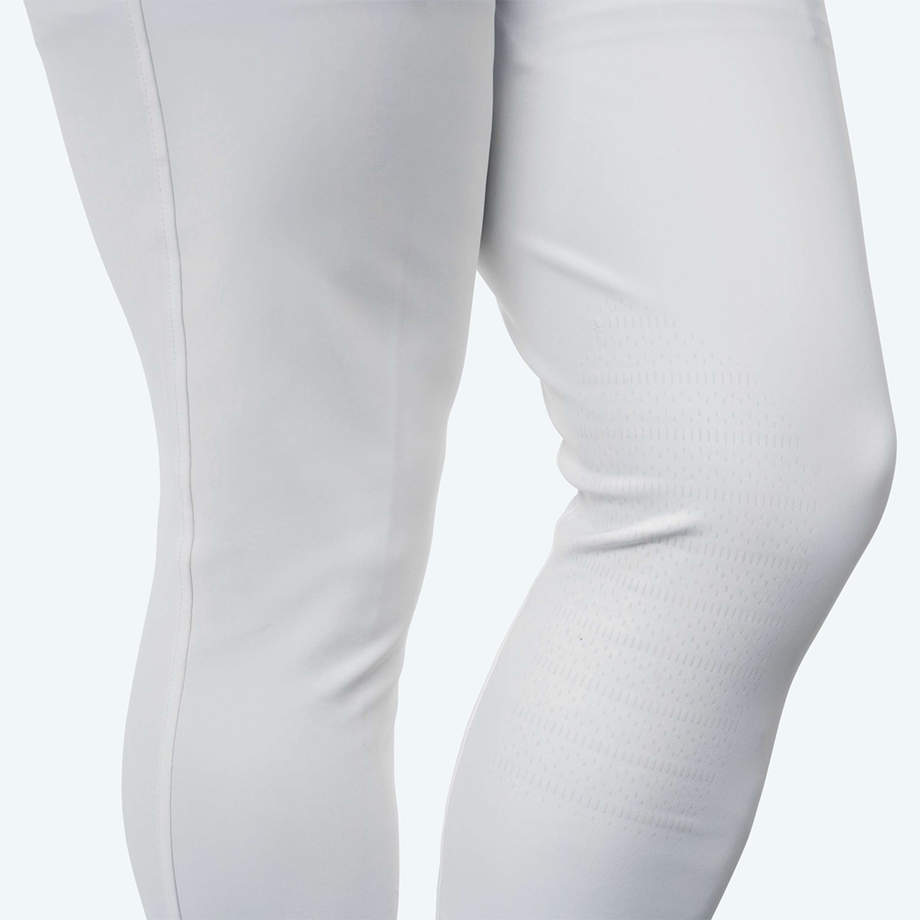 Elvera Equestrian Pantalon d'Équitation Sensitive Pro Half Seat Hommes Blanc