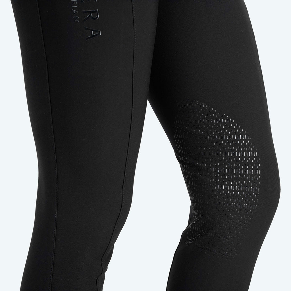 Elvera Equestrian Pantalon d'Équitation Dual Core Pro Half Seat Noir