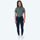 Elvera Equestrian Pantalon d'Équitation Dual Core Pro Half Seat Salute
