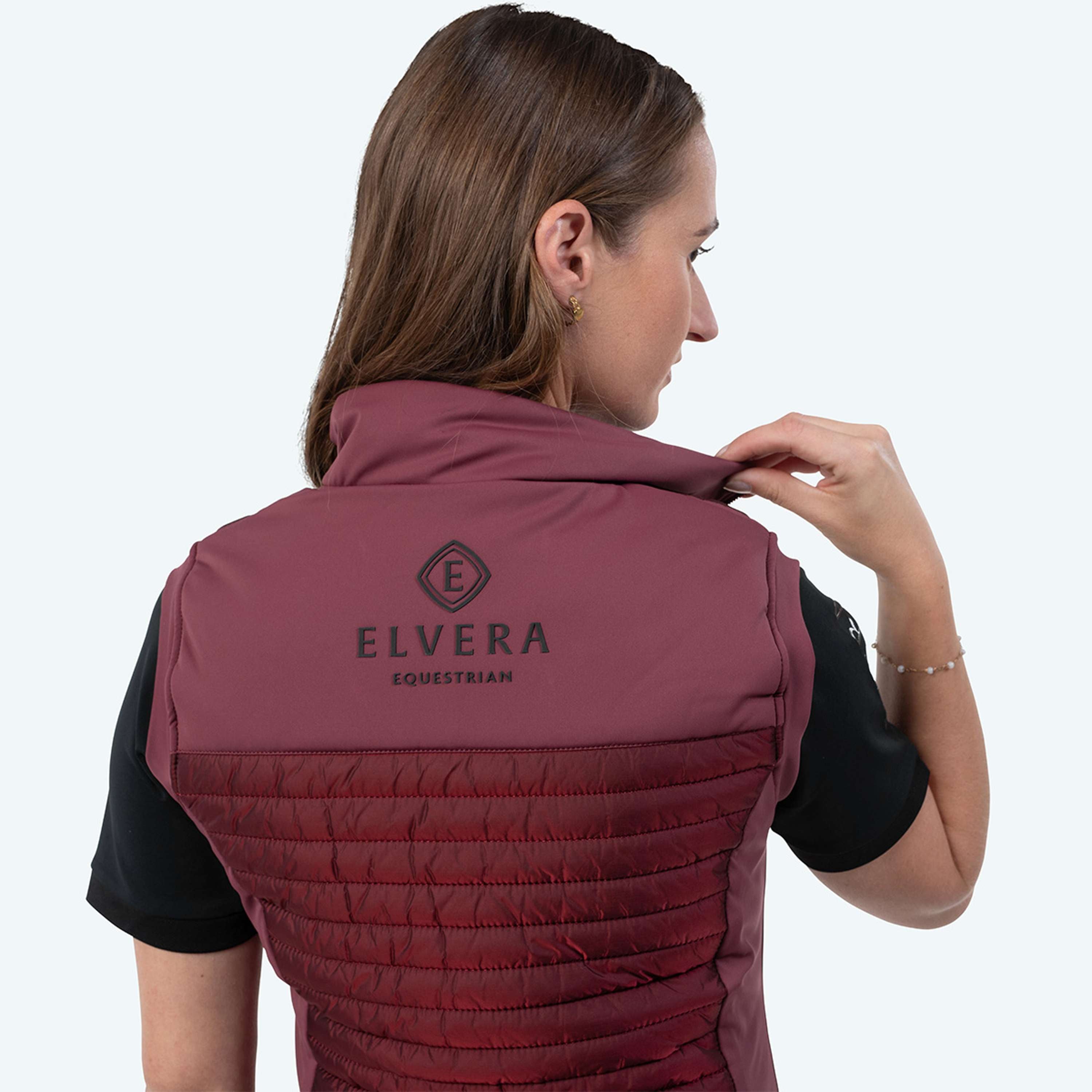 Elvera Equestrian Bodychauffant EEBaroness Metalic Burgundy