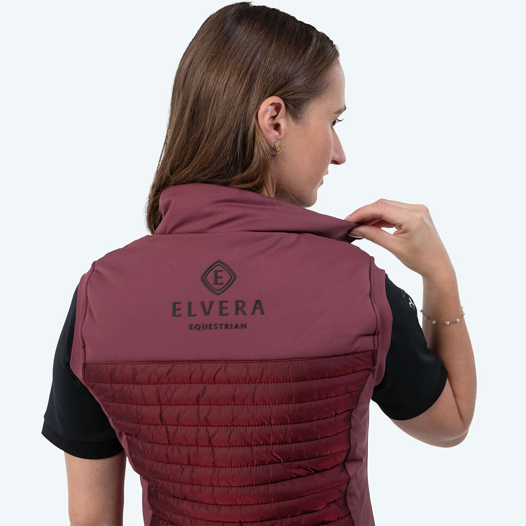 Elvera Equestrian Bodychauffant EEBaroness Metalic Burgundy