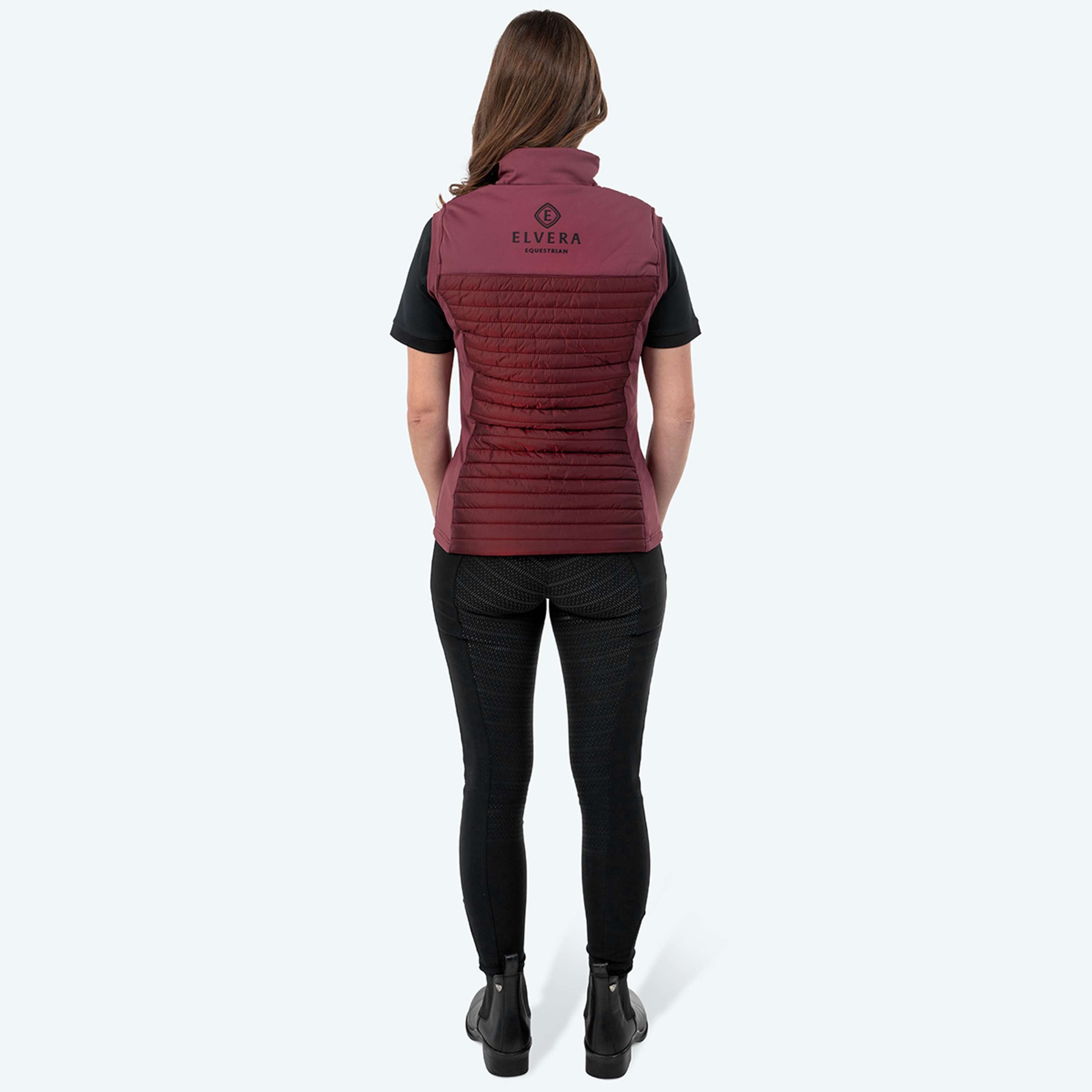 Elvera Equestrian Bodychauffant EEBaroness Metalic Burgundy