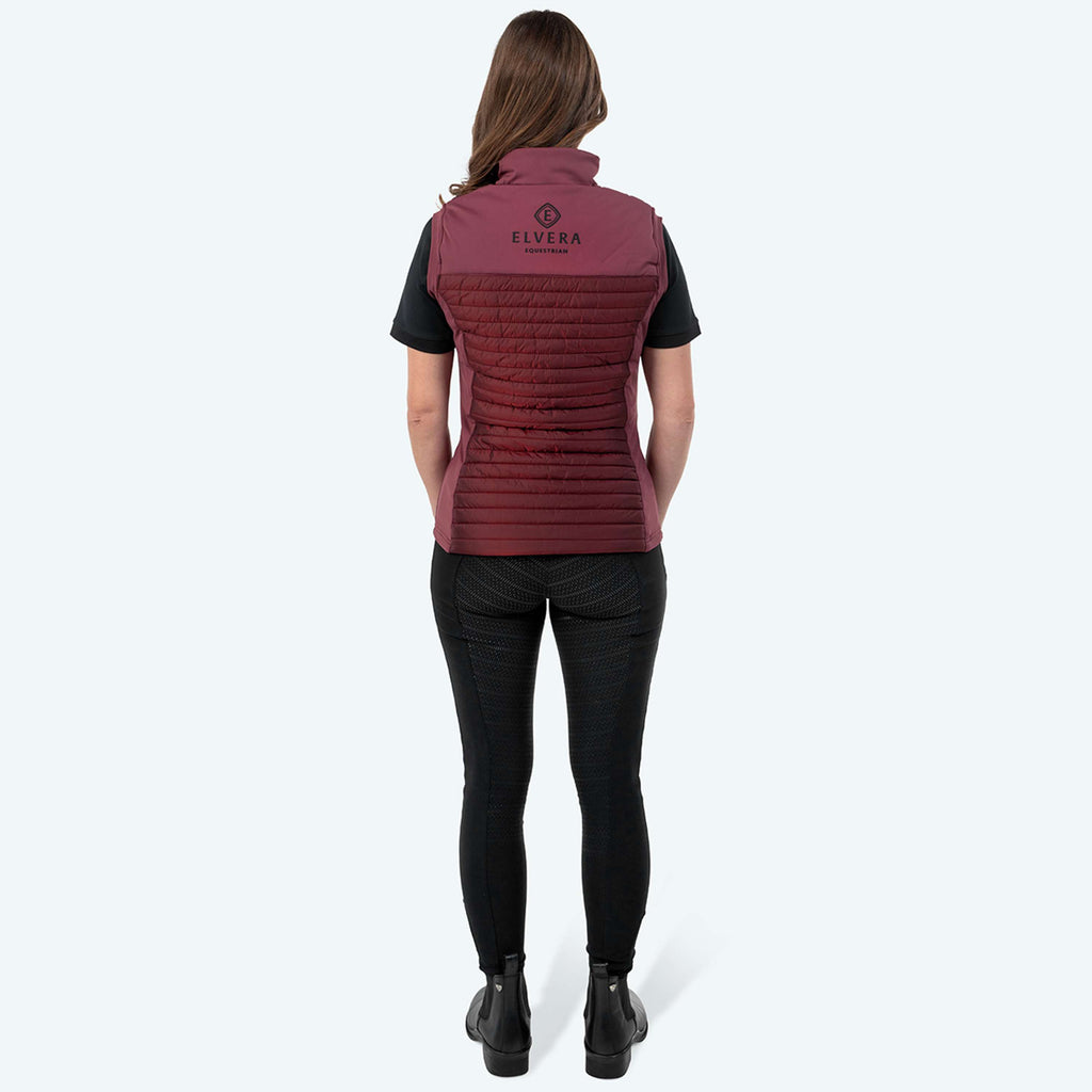 Elvera Equestrian Bodychauffant EEBaroness Metalic Burgundy