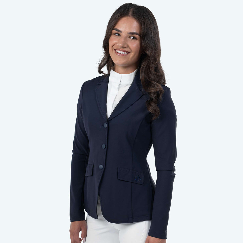 Elvera Equestrian Veste de Concours EEChica Bling Marin
