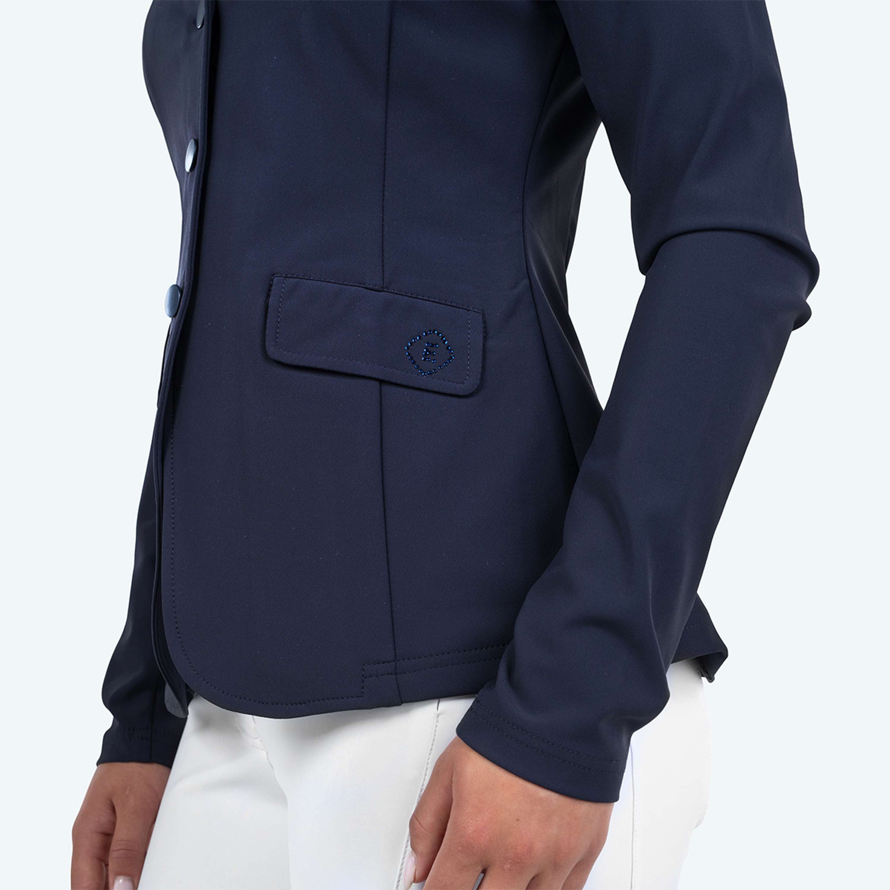 Elvera Equestrian Veste de Concours EEChica Bling Marin