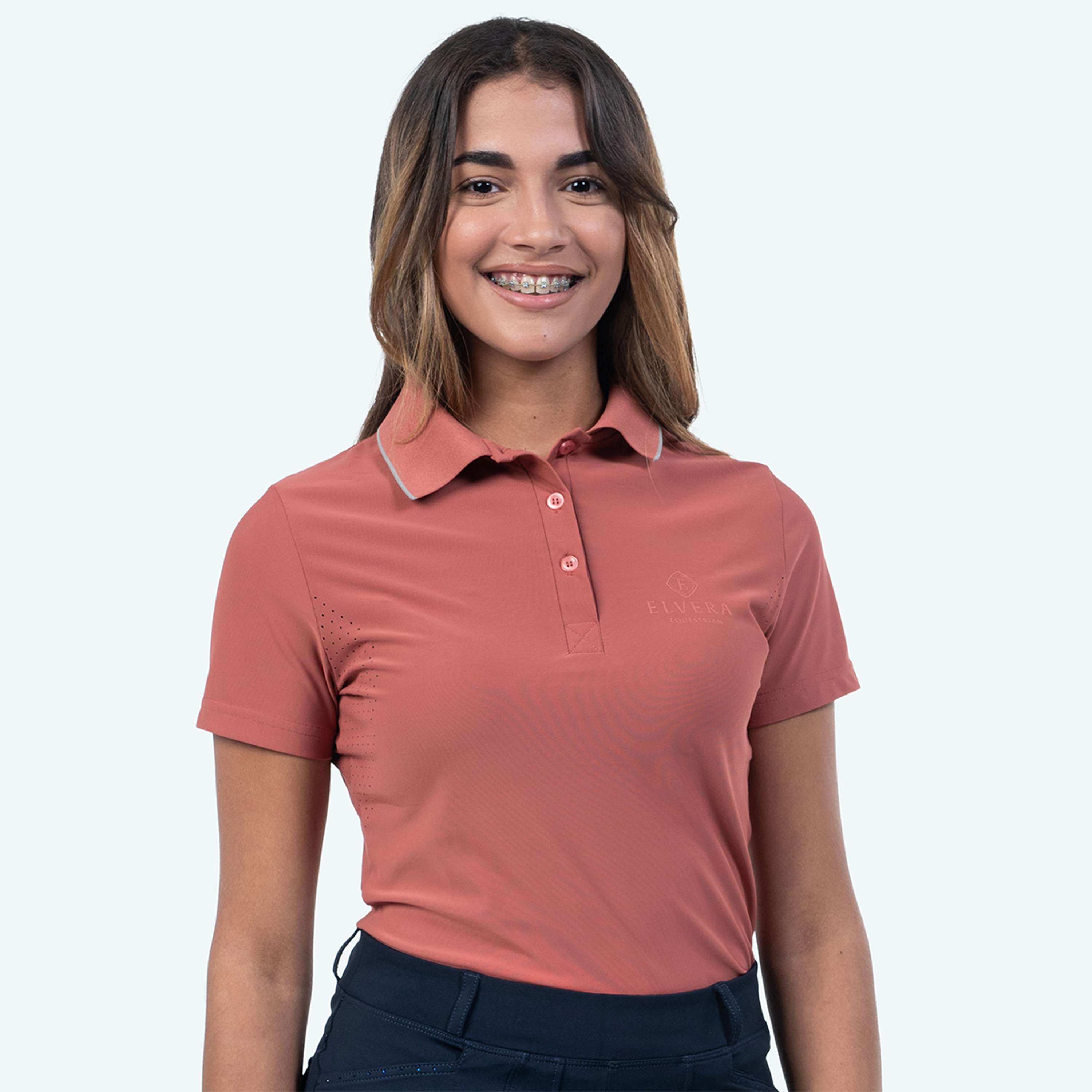 Elvera Equestrian Polo EEKitty Marsala/Grey
