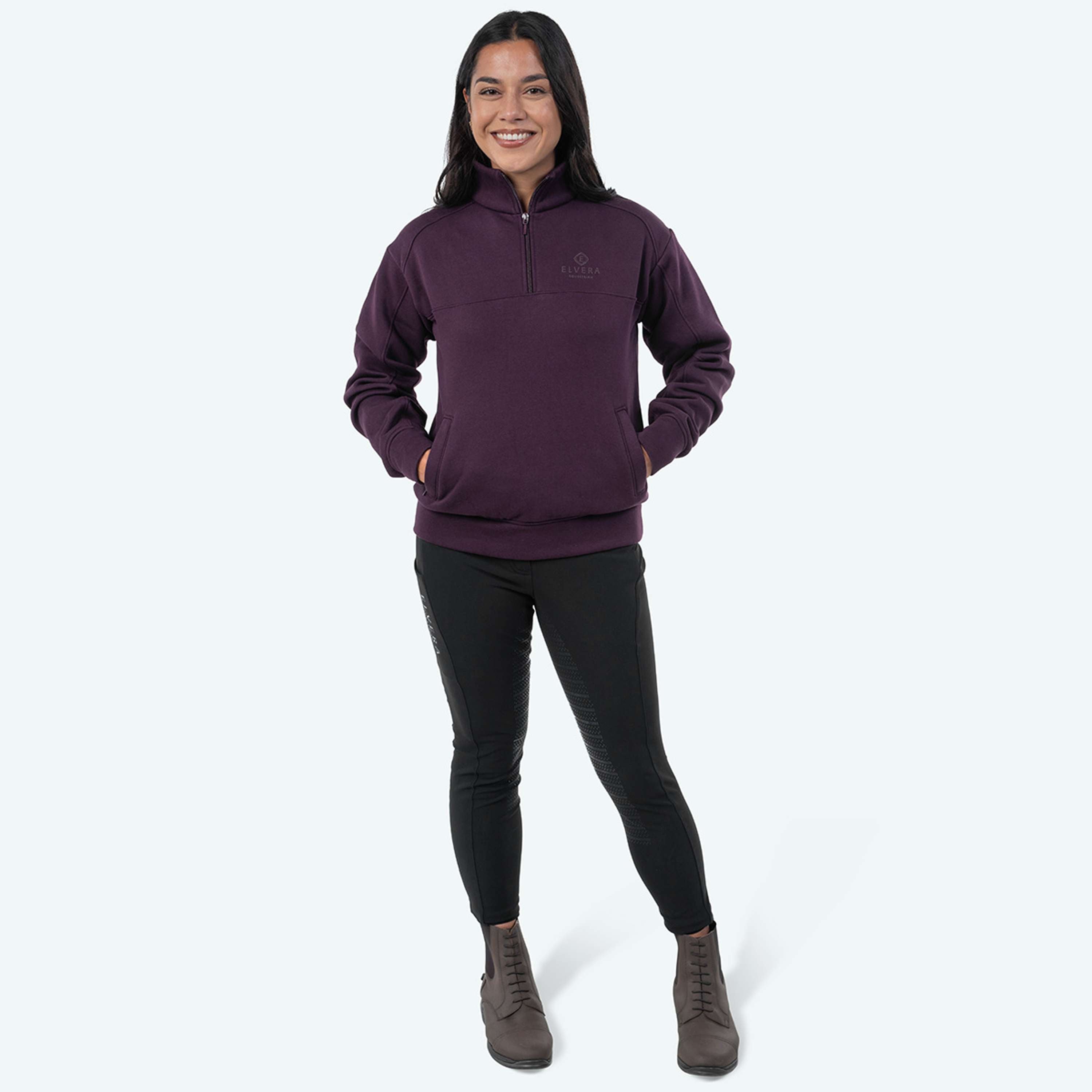 Elvera Equestrian Pull-over EEHazardstory Prune