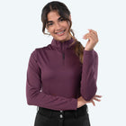 Elvera Equestrian T-shirt Randonnée EEChanel Aubergine