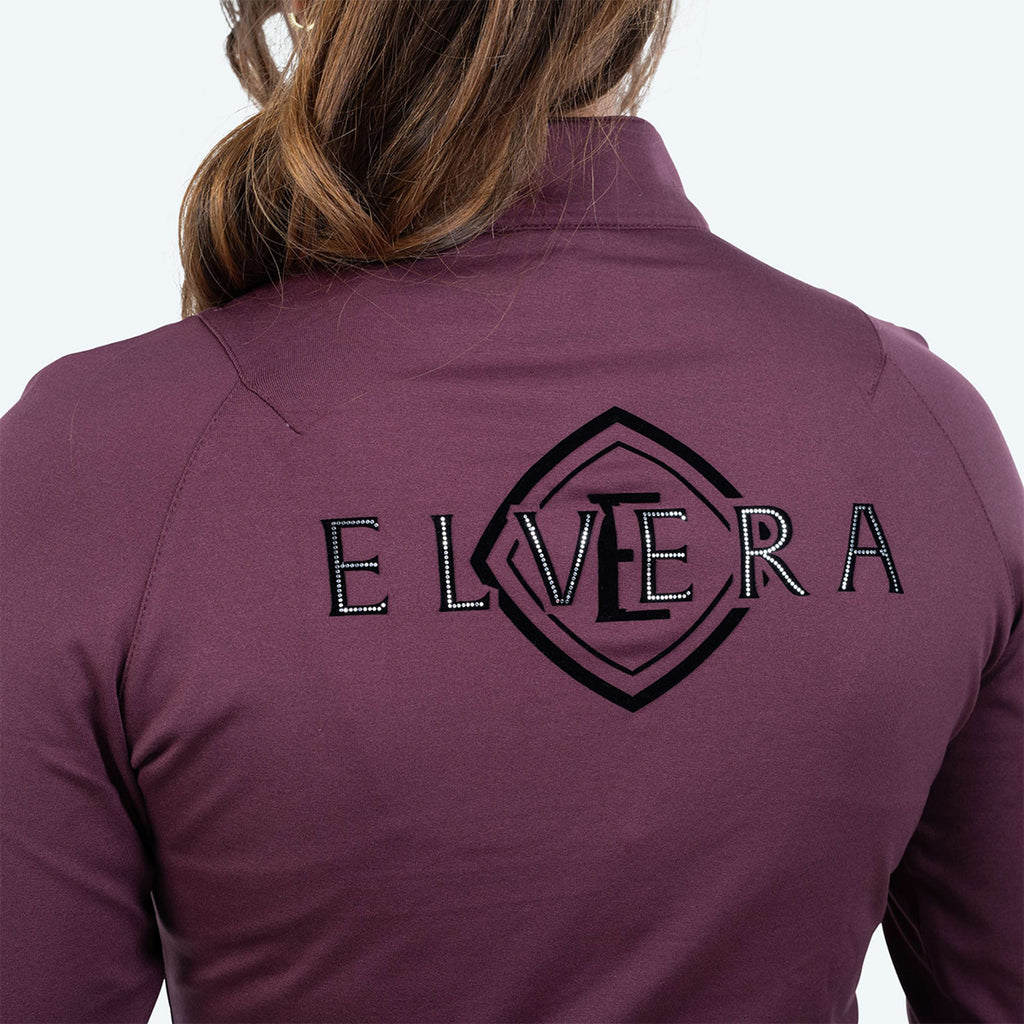 Elvera Equestrian T-shirt Randonnée EEChanel Aubergine