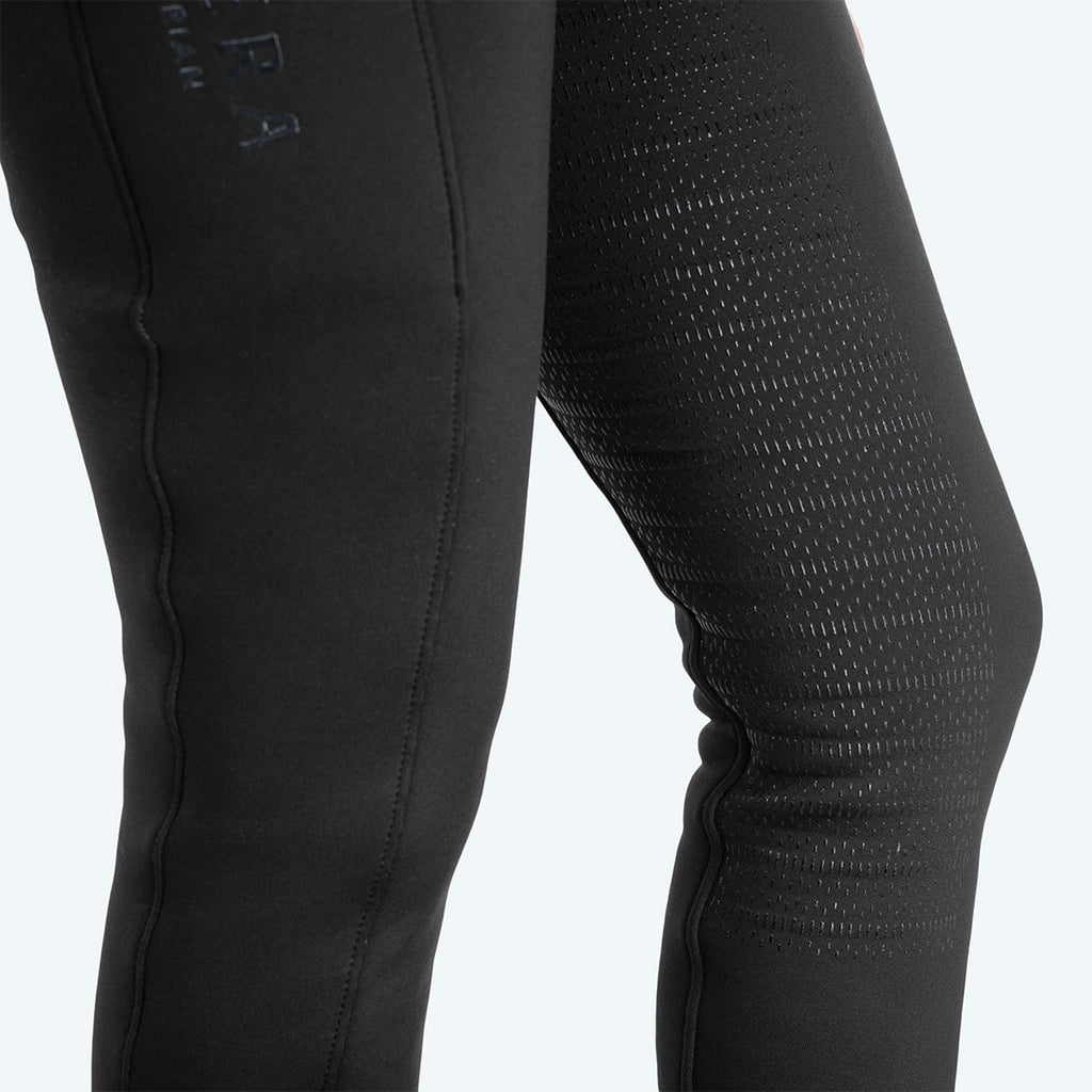 Elvera Equestrian Pantalon d'Équitation Teddy Winter Pro Noir