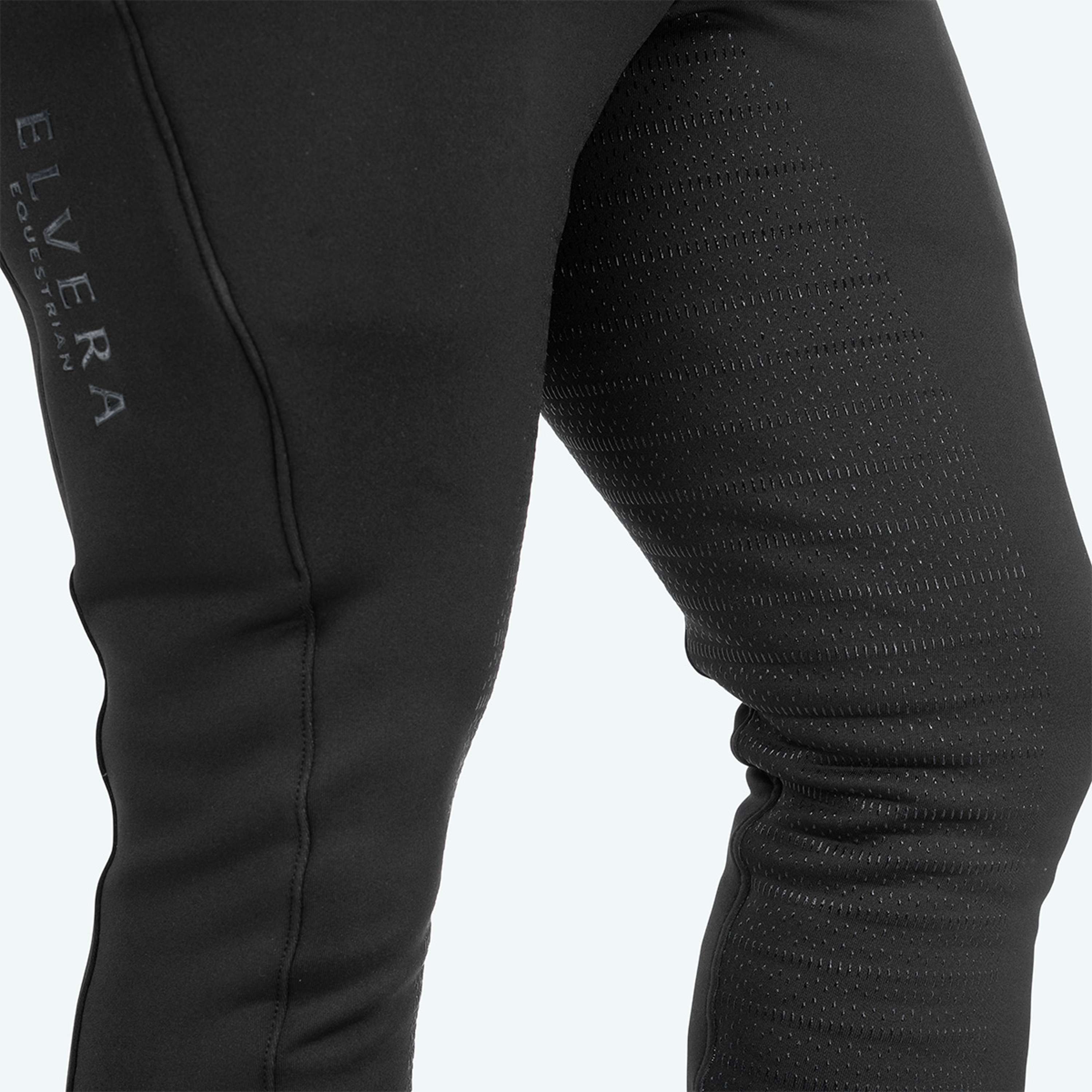 Elvera Equestrian Pantalon d'Équitation Teddy Winter Pro Hommes Noir