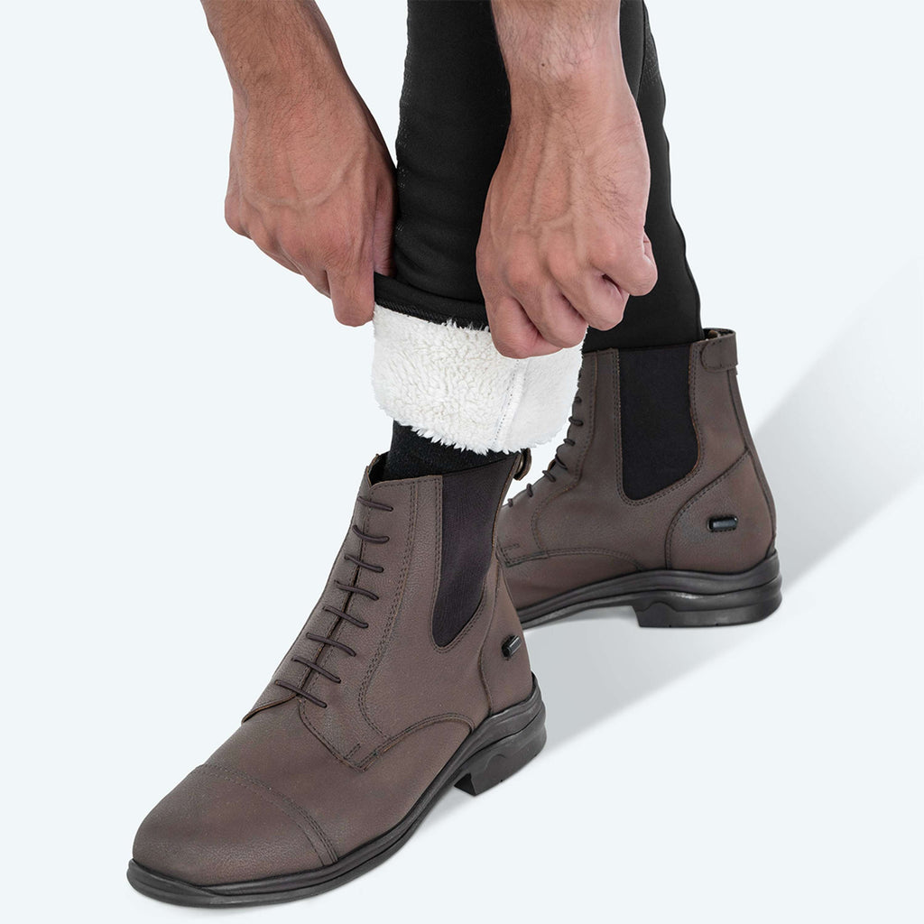 Elvera Equestrian Pantalon d'Équitation Teddy Winter Pro Hommes Noir