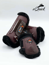 eQuick Protège-Boulets eLight Velcro Panther Marron