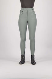 Euro-Star Pantalon d'Équitation Indigo Glam Full Grip Castor Grey