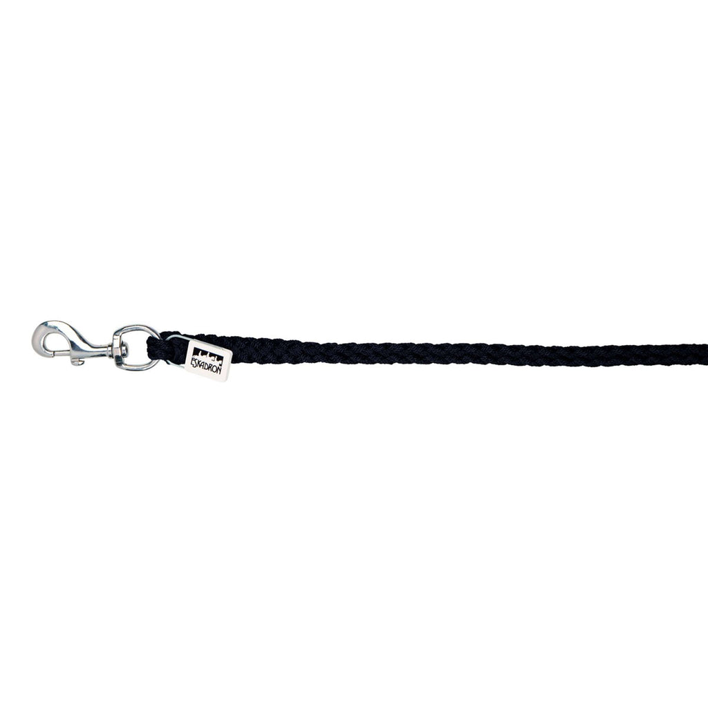 Eskadron Corde pour Licol Classic Mousqueton Nickel Noir