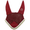 EQUITHÈME Bonnet Anti-Mouches Polyfun Bordeaux/Taupe