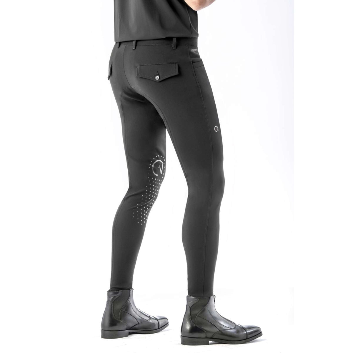 Ego7 Pantalon d'Équitation Jumping EJ Hommes Noir