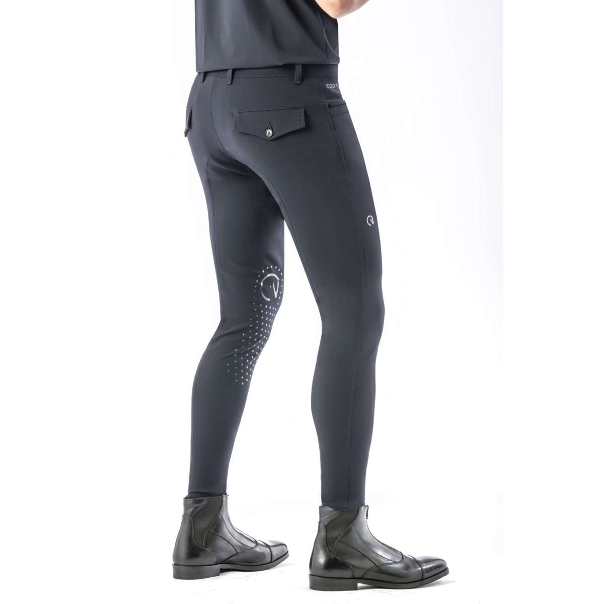 Ego7 Pantalon d'Équitation Jumping EJ Hommes Marin