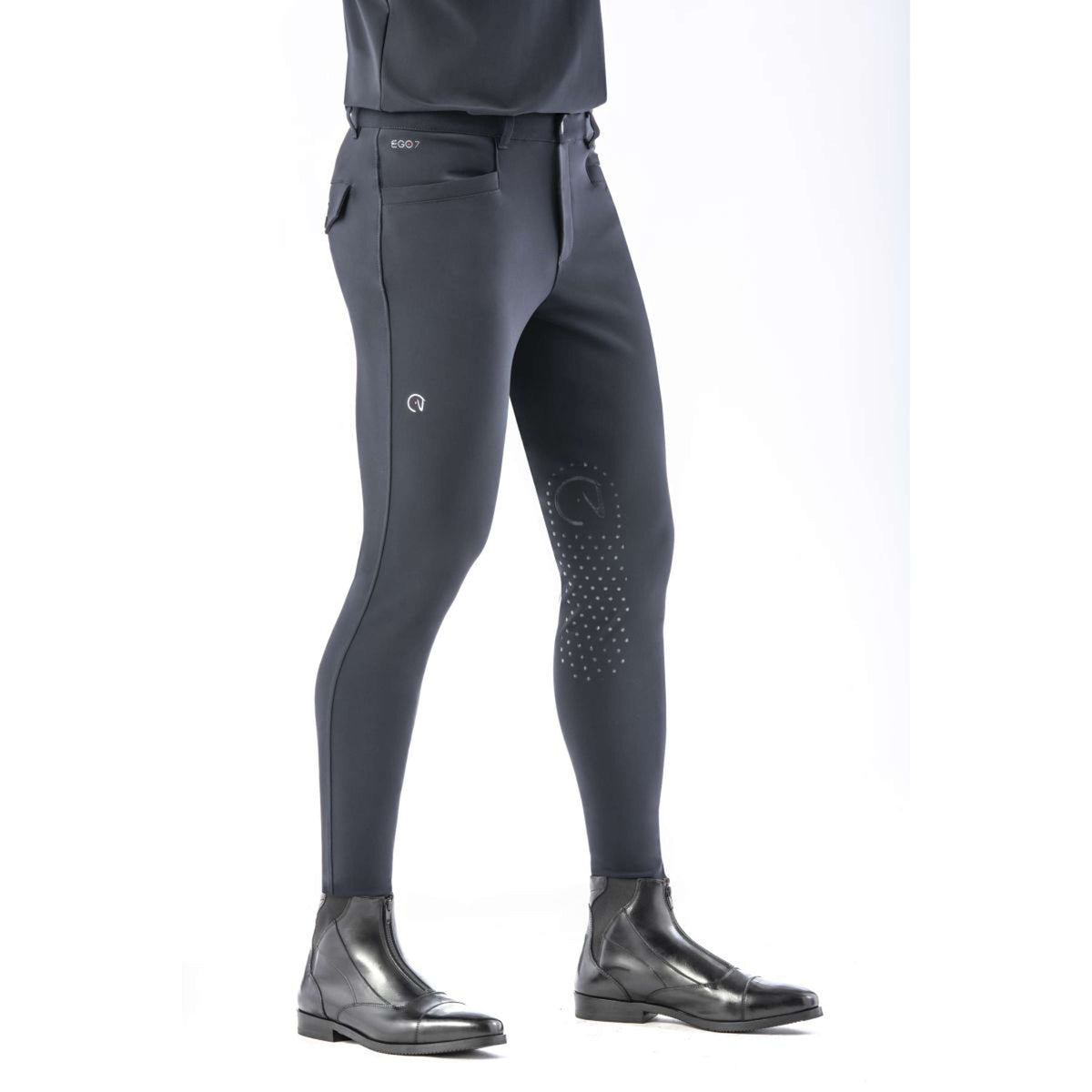 Ego7 Pantalon d'Équitation Jumping EJ Hommes Marin