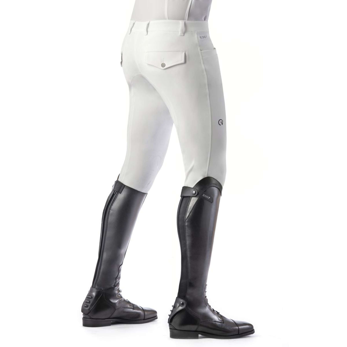 Ego7 Pantalon d'Équitation Jumping EJ Hommes Blanc