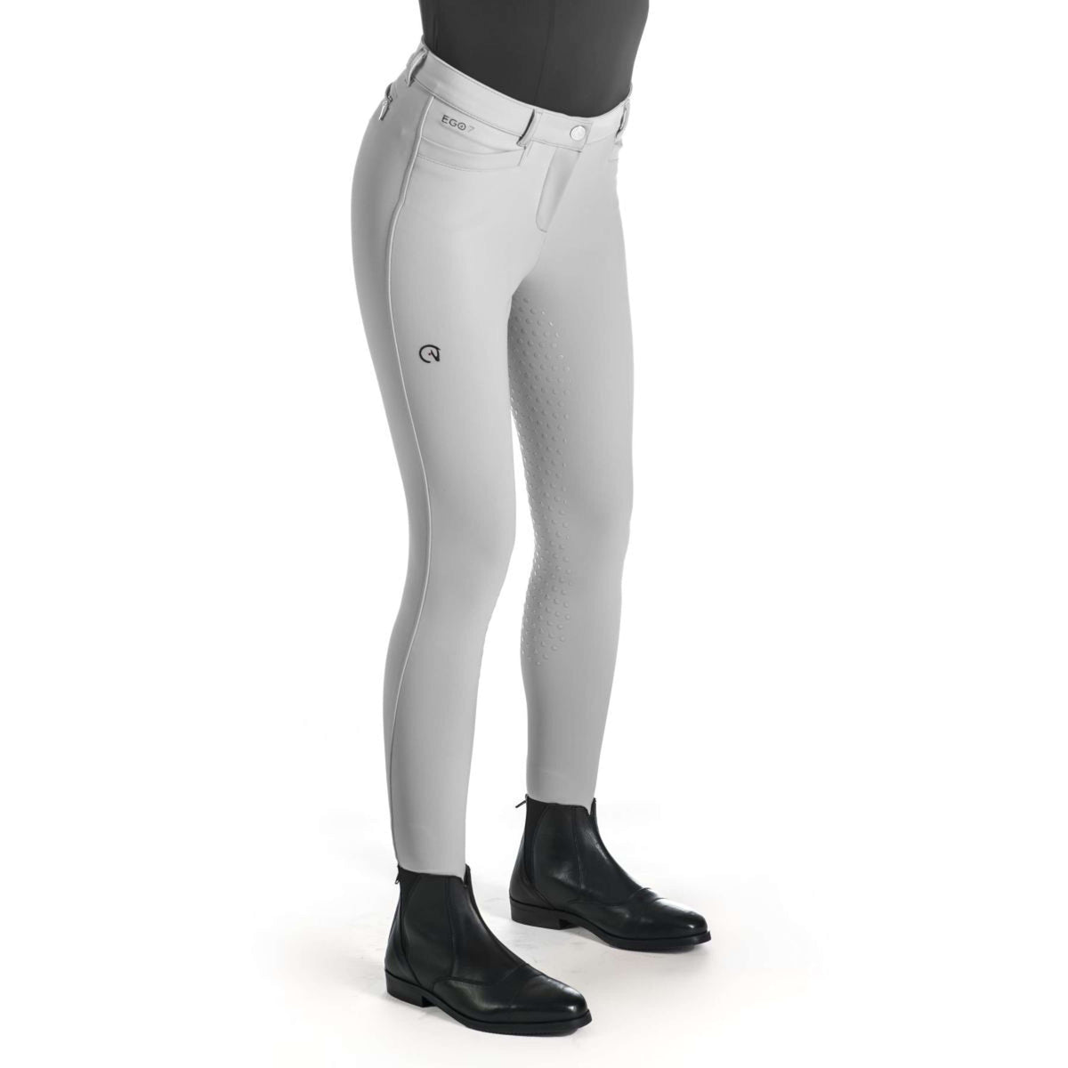 Ego7 Pantalon d'Équitation Dressage FG Gris Glace