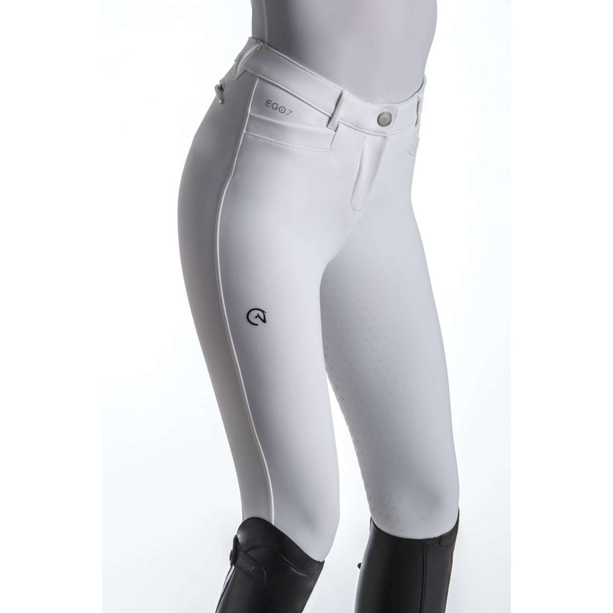 Ego7 Pantalon d'Équitation Dressage FG Blanc