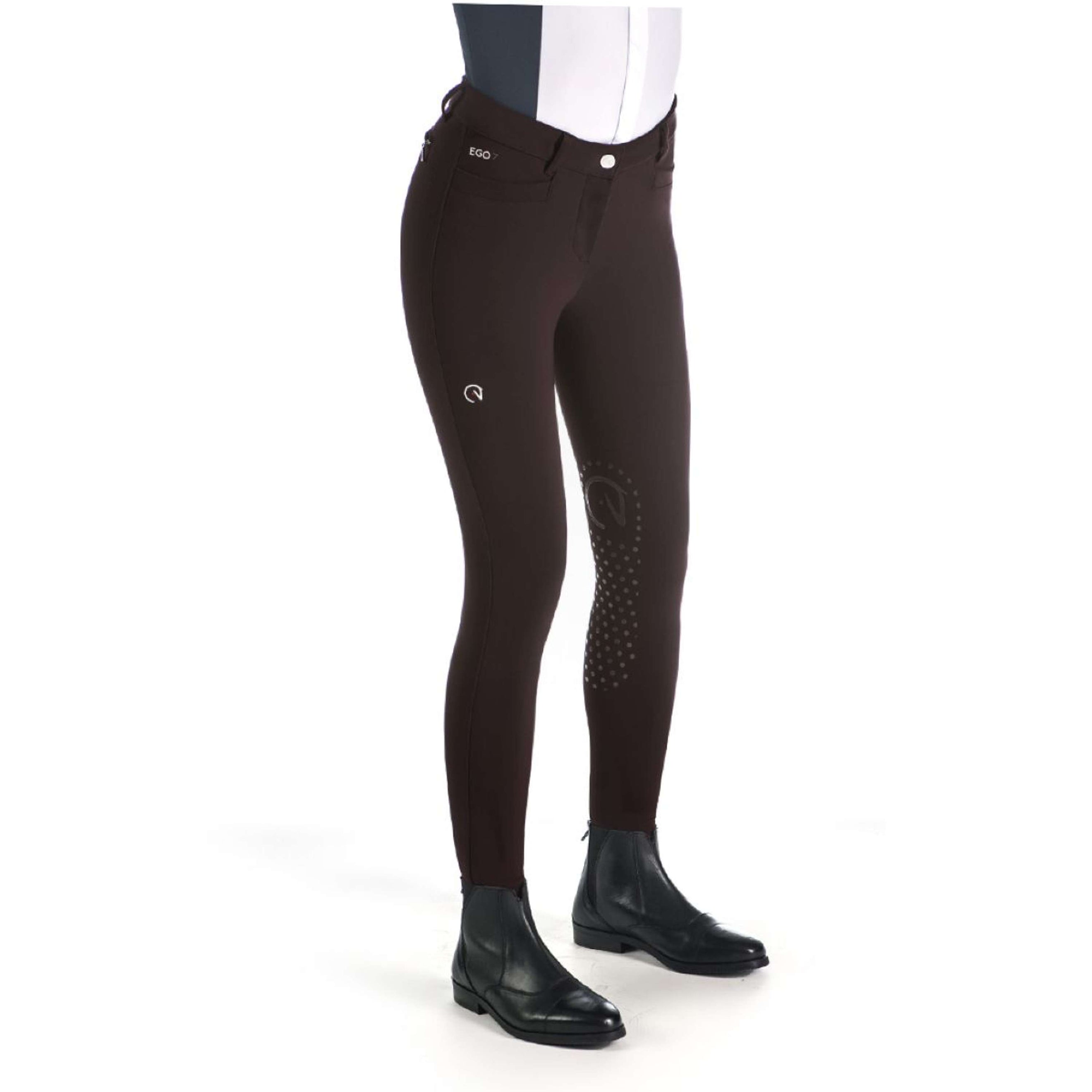 Ego7 Pantalon d'Équitation Jumping EJ Chocolat