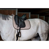 EQUITHÈME Tapis de Selle Glossy Dressage Beige