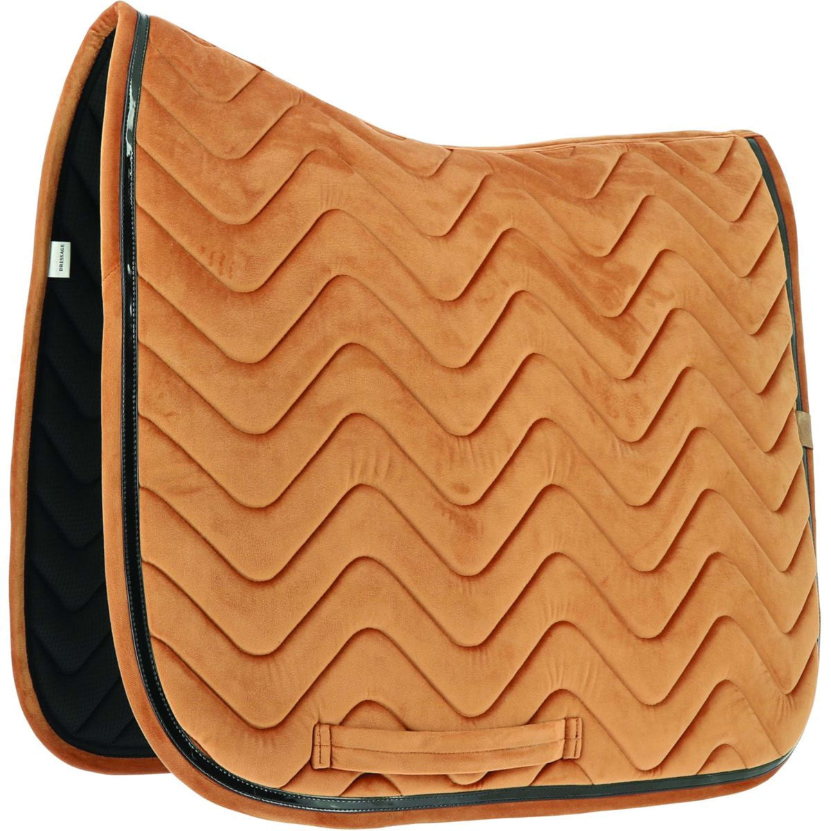 EQUITHÈME Tapis de Selle Glossy Dressage Orange