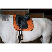 EQUITHÈME Tapis de Selle Glossy Dressage Orange