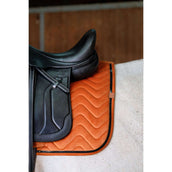 EQUITHÈME Tapis de Selle Glossy Dressage Orange